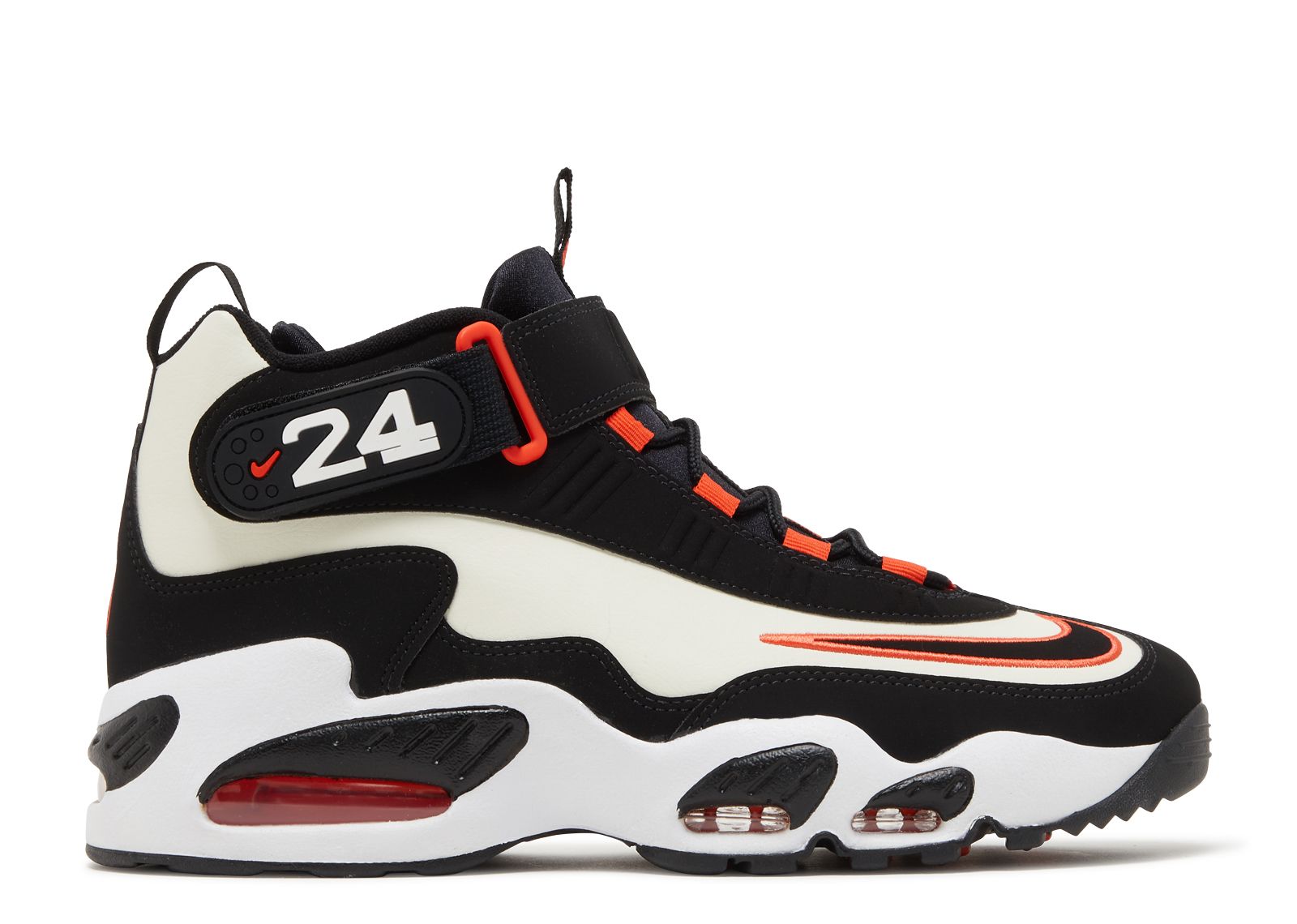 Men's Nike Air Griffey Max 1- Coconut Milk/Black-Team Orange 8.5