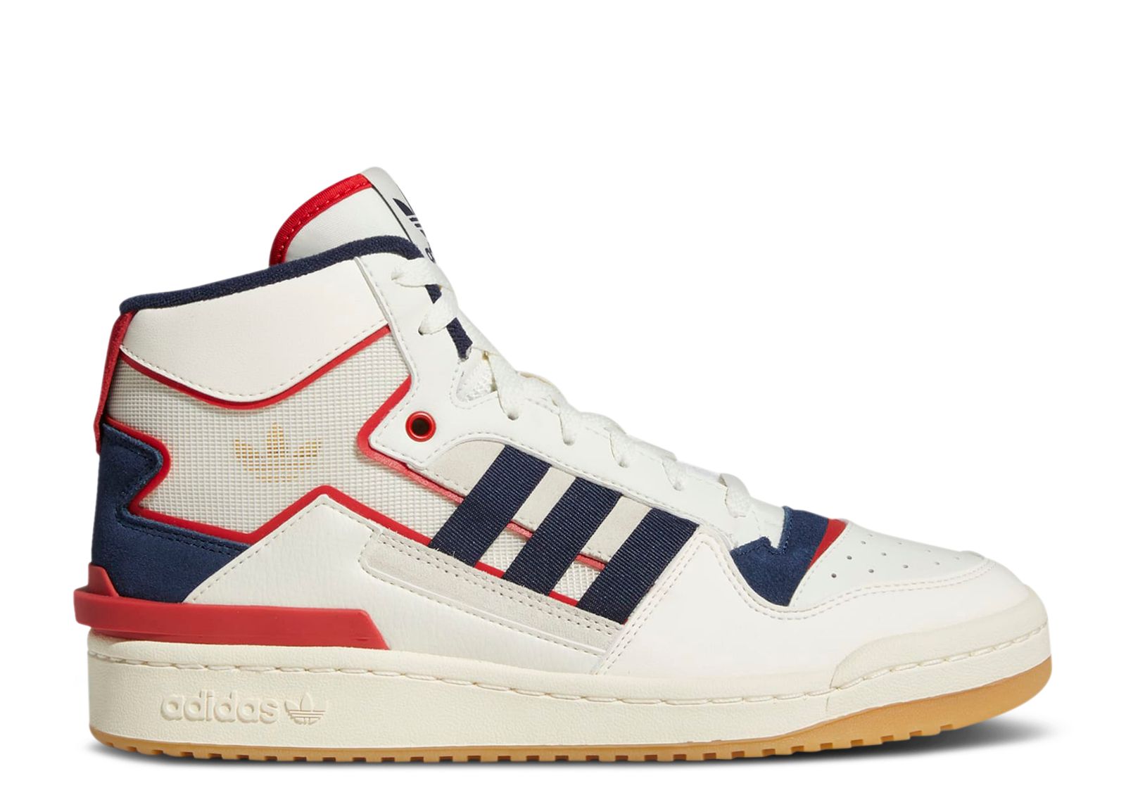 adidas Forum Exhibit Mid 'Inside Out - White Navy Scarlet' | Men's Size 10.5