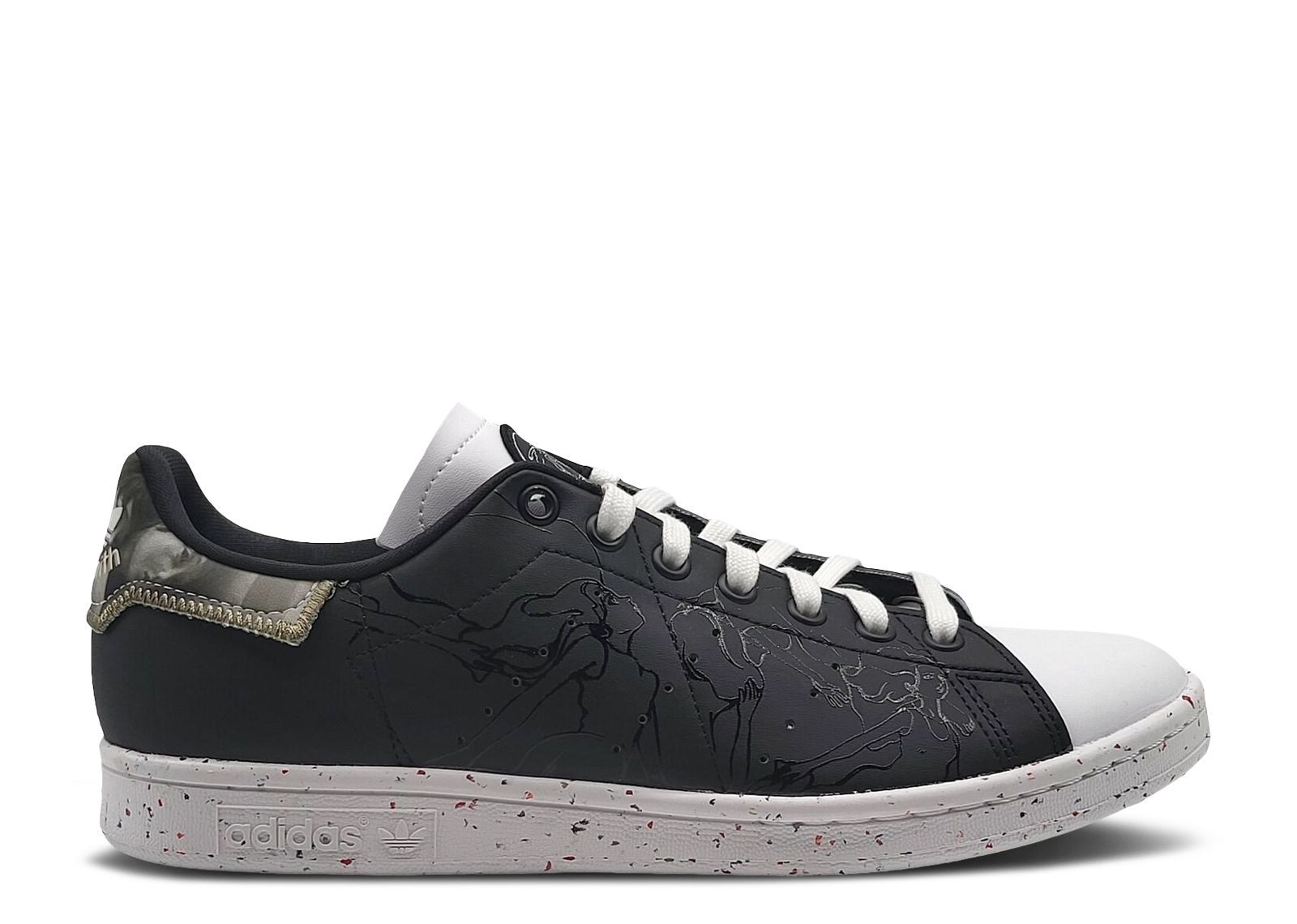 Louis Vuitton Black grey line Stan Smith Sneakers • Kybershop