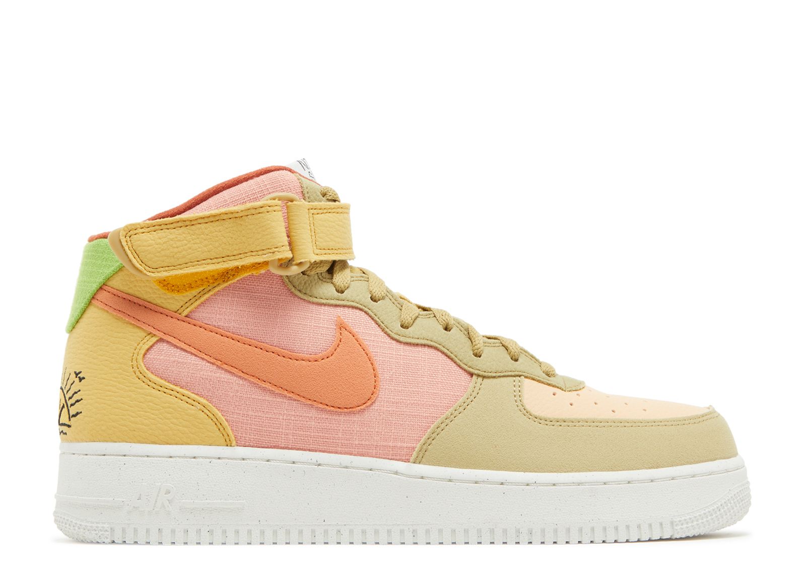 Nike Air Force 1 Low Sun Club Hot Curry