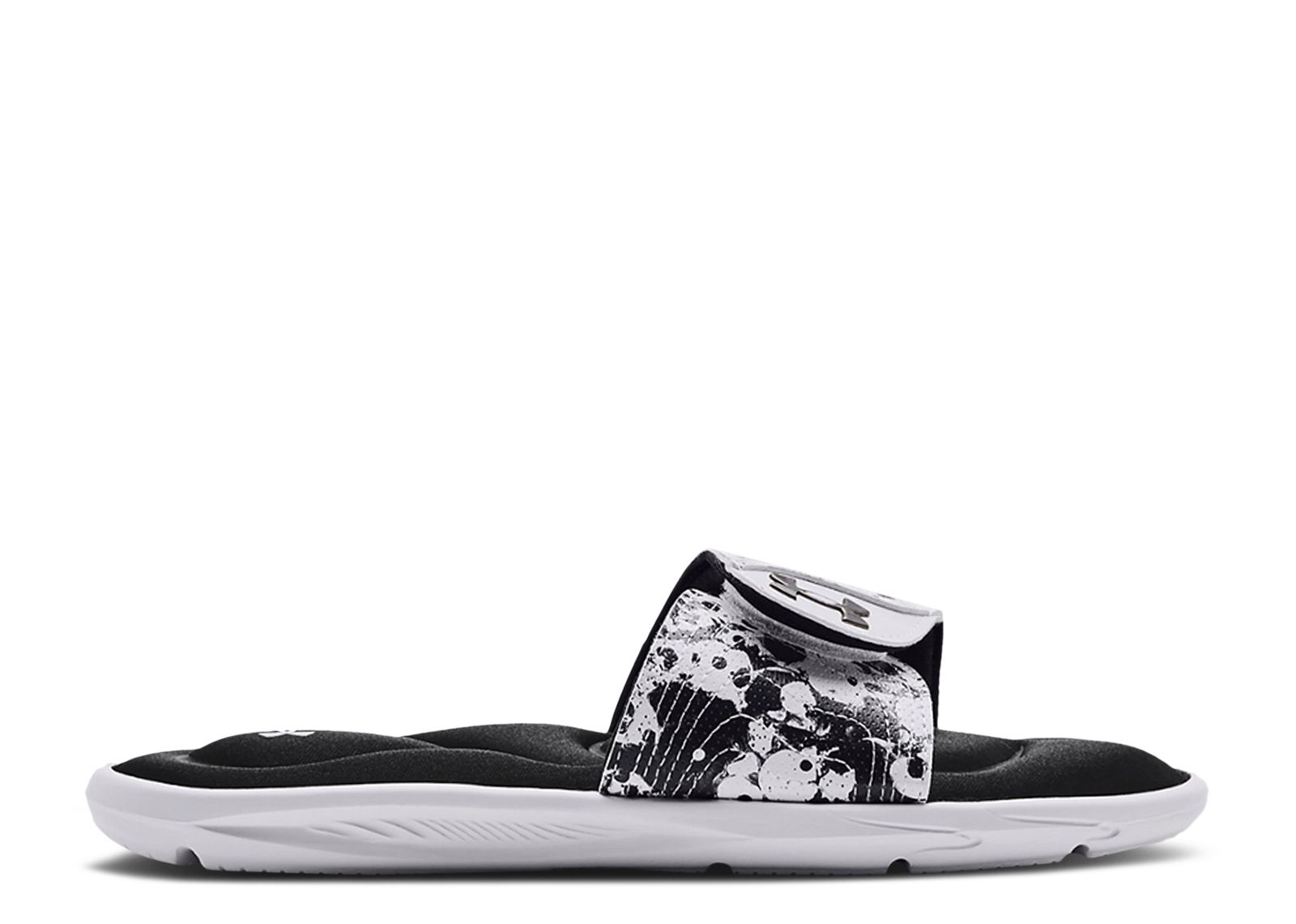 Wmns Ignite 6 Graphic Strap Slide 'Black White'