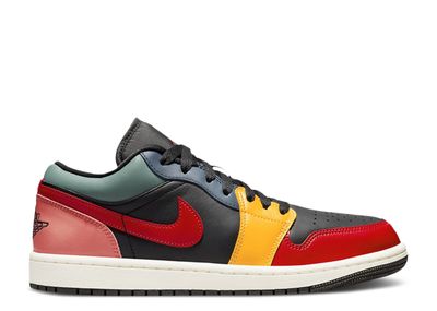 Wmns Jordan 1 Low SE 'Black Multi-Color' Sample