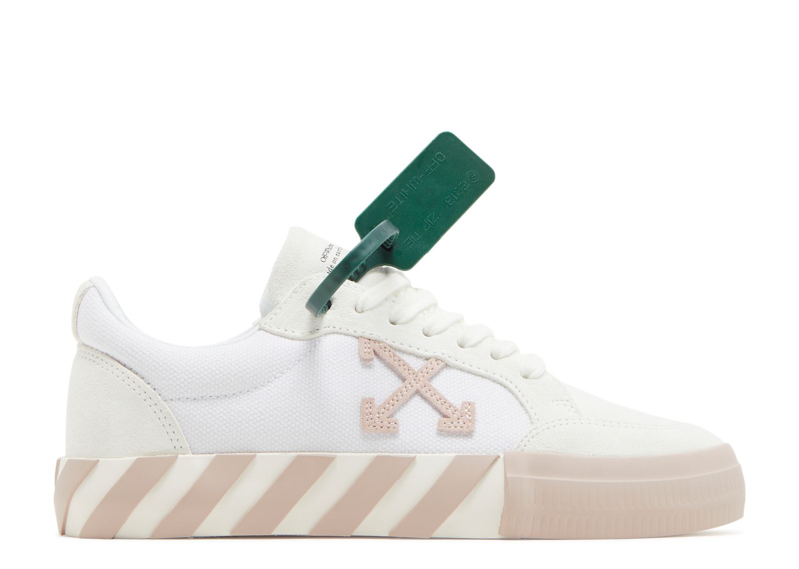 OFF-WHITE Vulc Low White Updated Stripes オフホワイト バルク OFF-WHITE Vulc Low White Violet SS20 Men's
