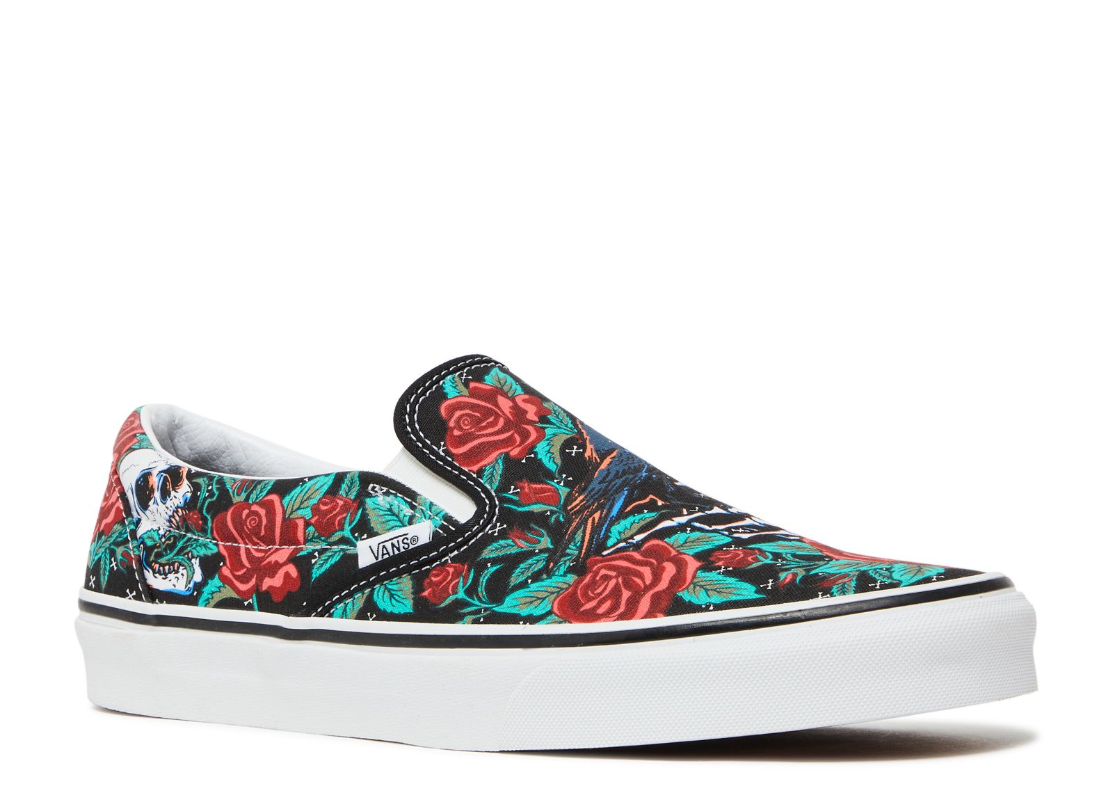 Classic vans hot sale with roses