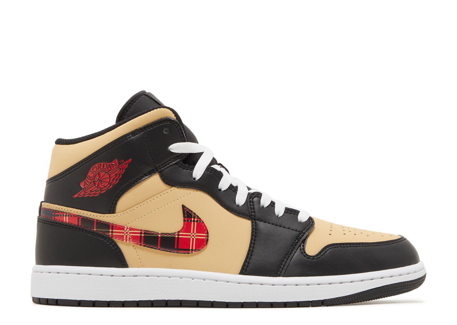 Jordan 1 Mid SE 'Tartan Swoosh'