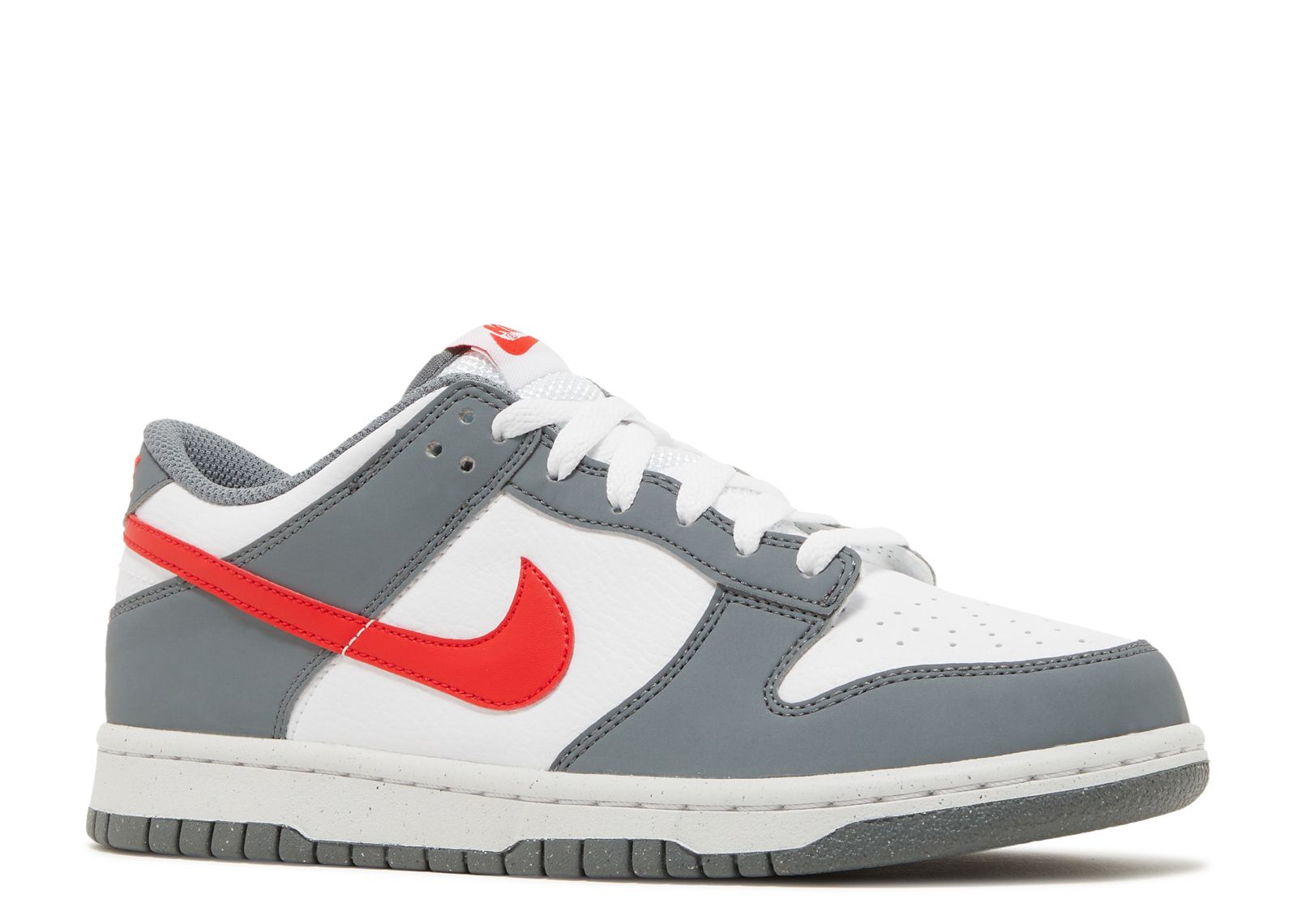 nike dunk low gs grey red