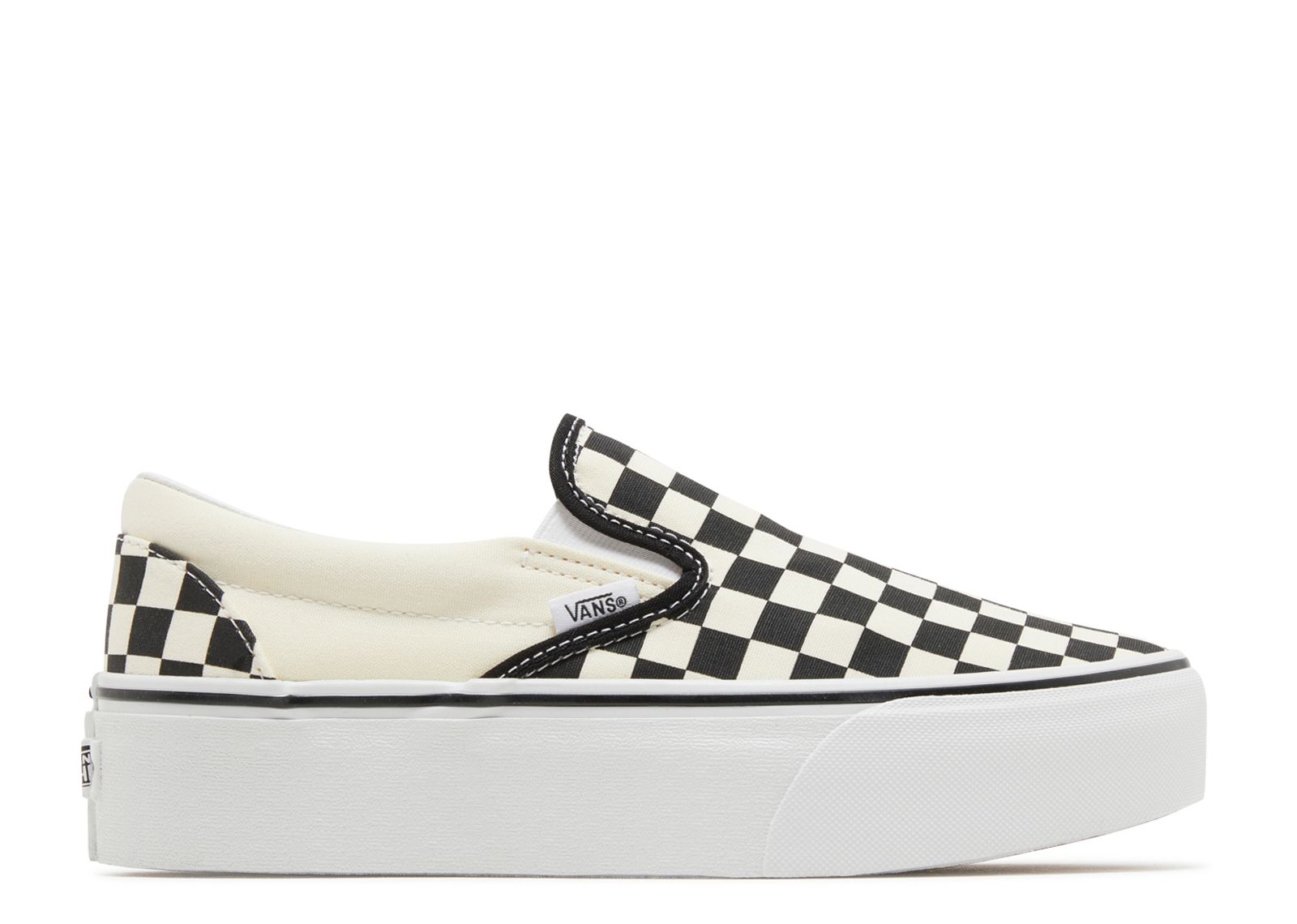 Classic Slip-On Stackform 'Checkerboard - Black White'