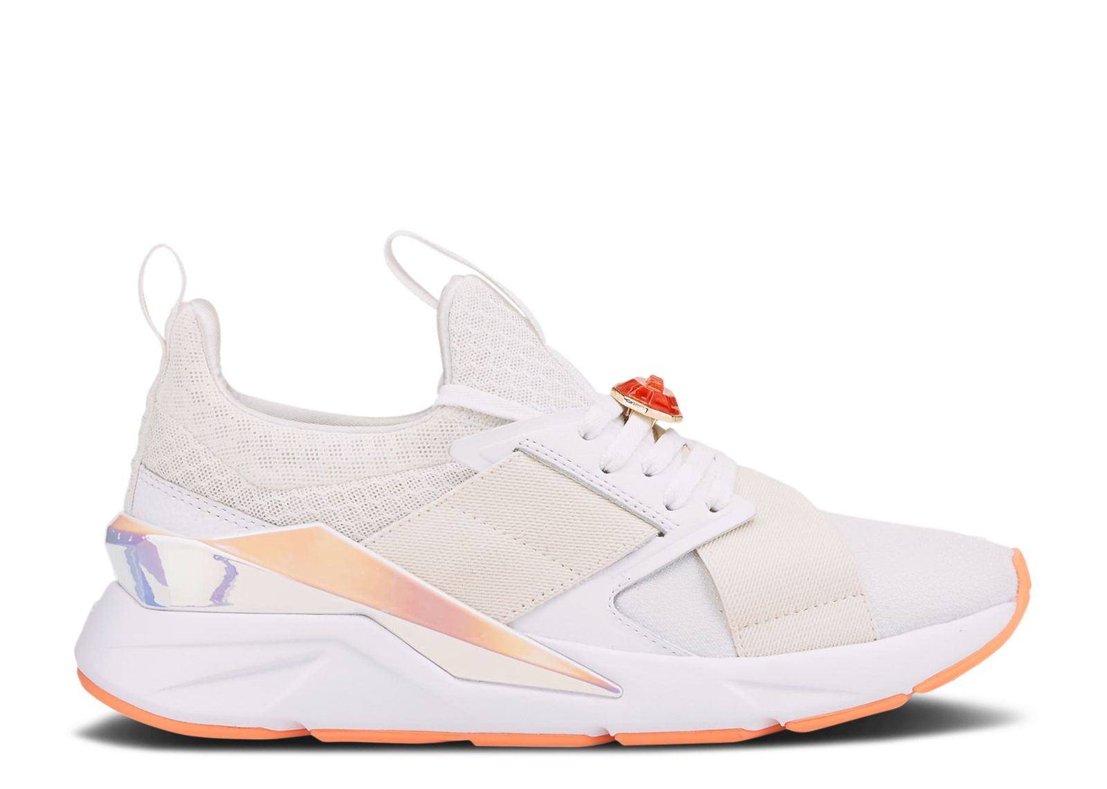 Wmns Muse X5 Crystal G 'White Peach Pink'