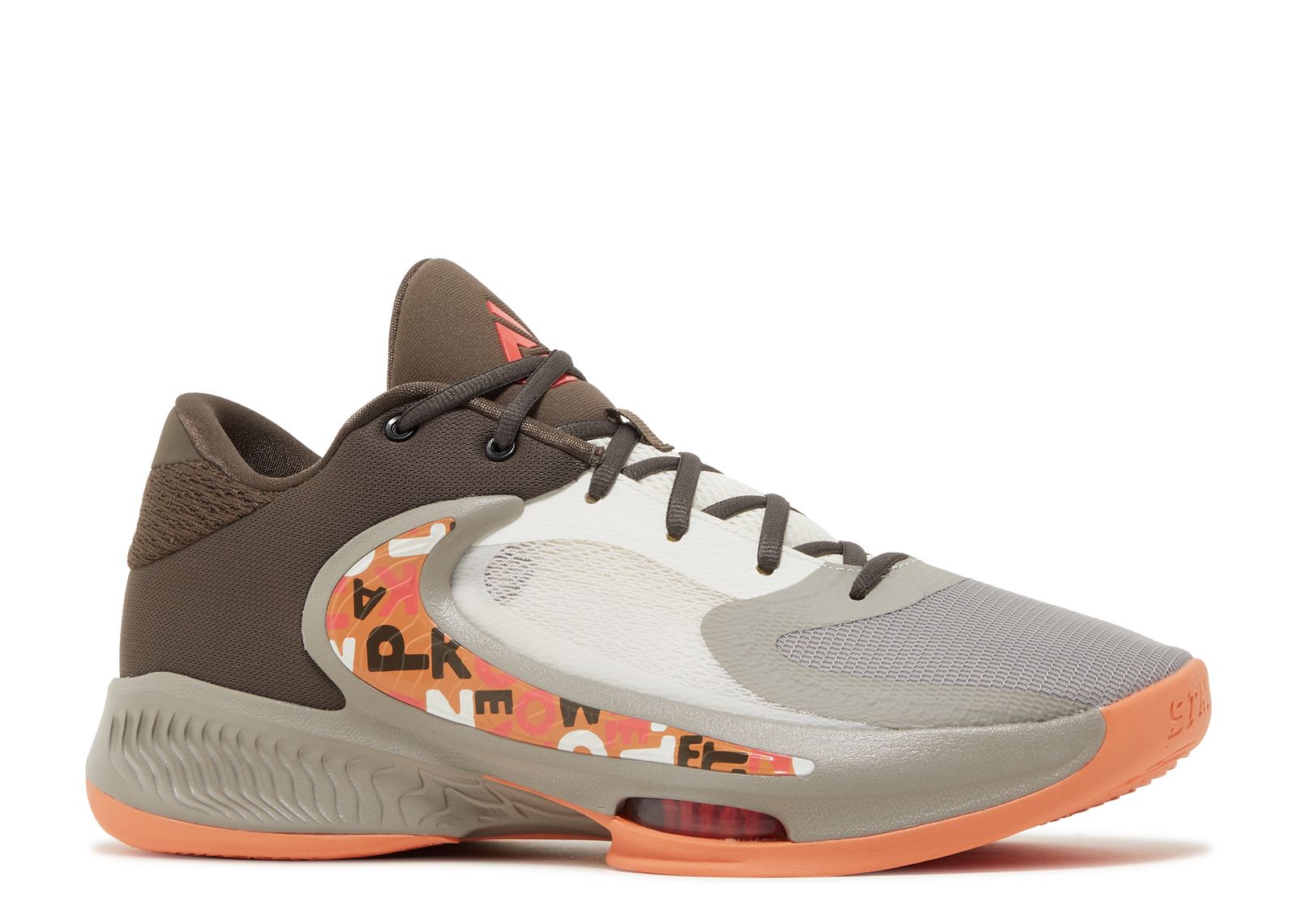 Zoom Freak 4 'Letter Bros' - Nike - DJ6149 003 - ironstone