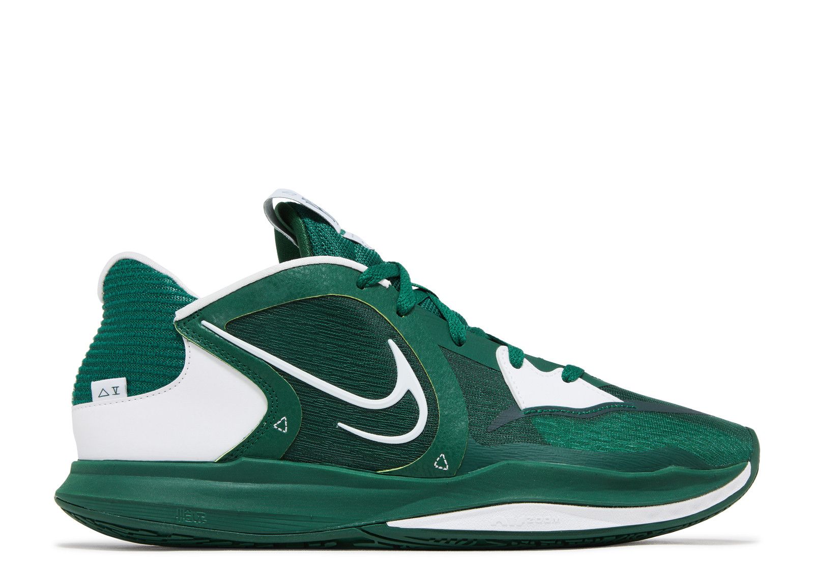 NWB Nike Kyrie Irving Low 5 Men\'s Basketball Shoes Black White Green‎ Size 12.5 Nike Kyrie Low 5 Triple Black Athletic Shoes Men main image 4