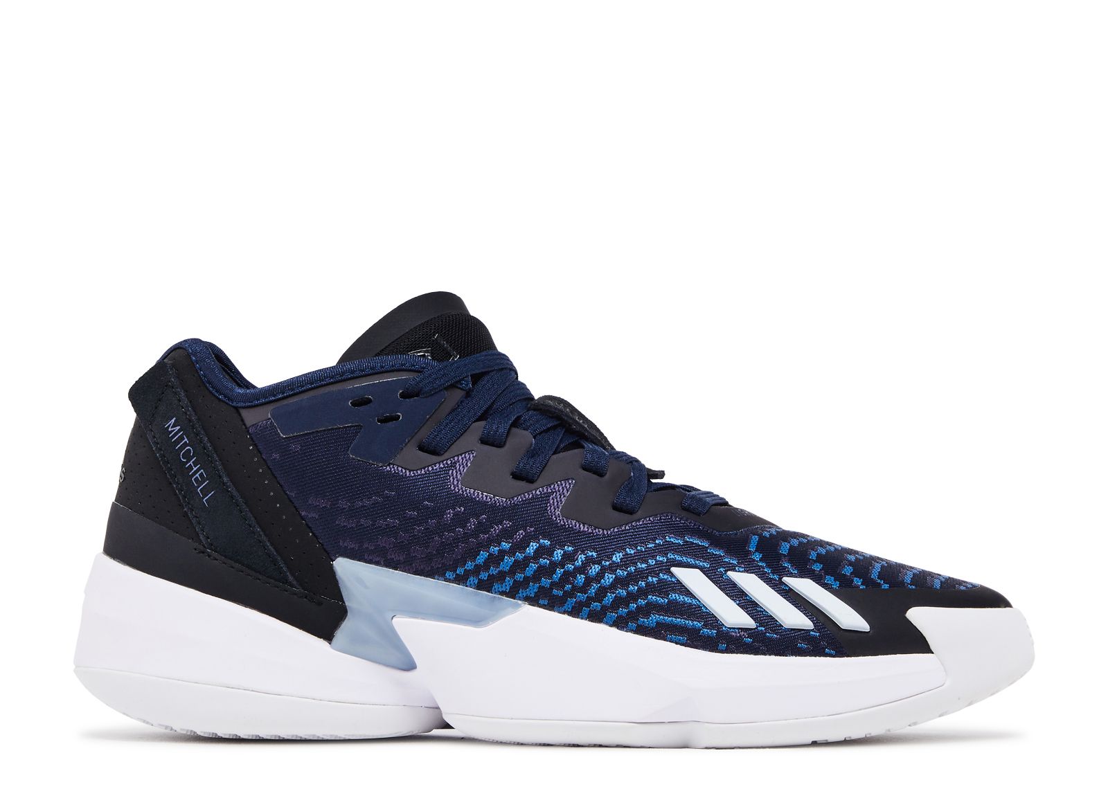 adidas Men's D.O.N. Issue 4 Basketball Shoes, Navy/White/Black / 11