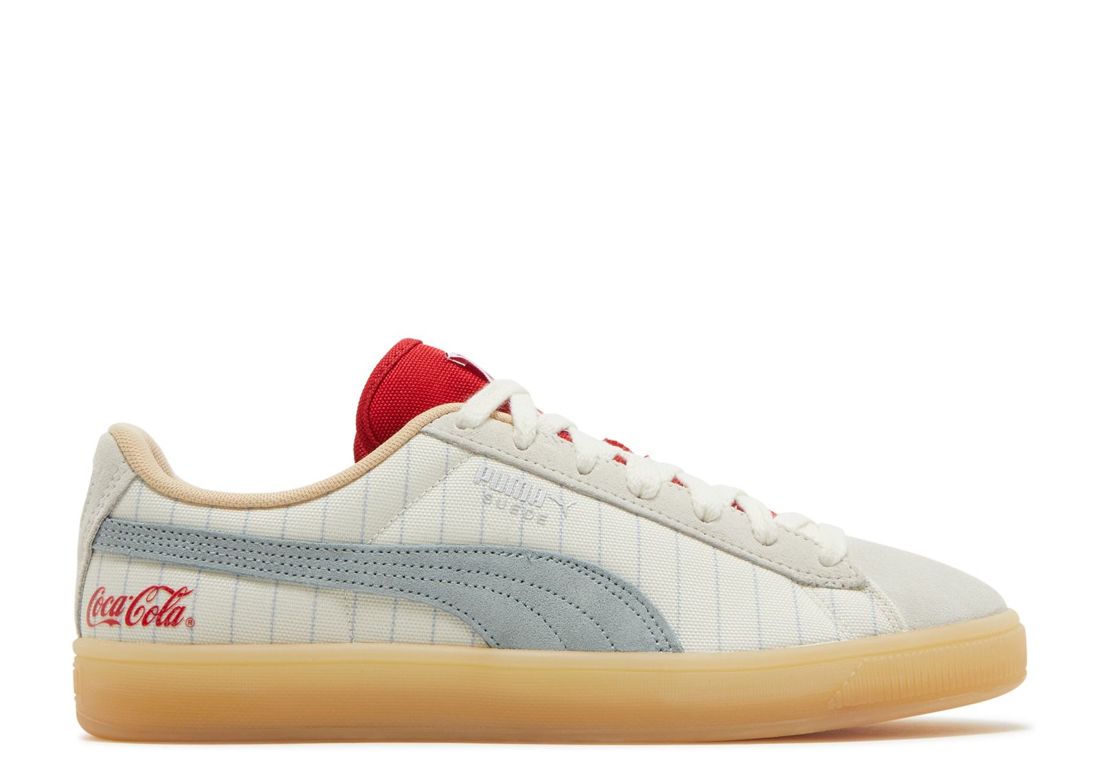 Coca-Cola x Suede 'Slate Pinstripes'