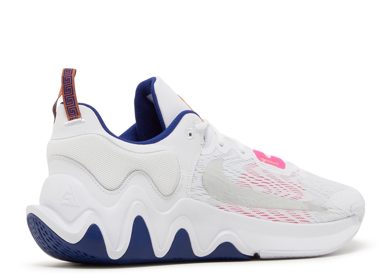Nike Men 11 Giannis Immortality 2 White Deep Royal {DM0825-102} Pink Silver 3079 Nike Giannis Immortality 2  main image 2