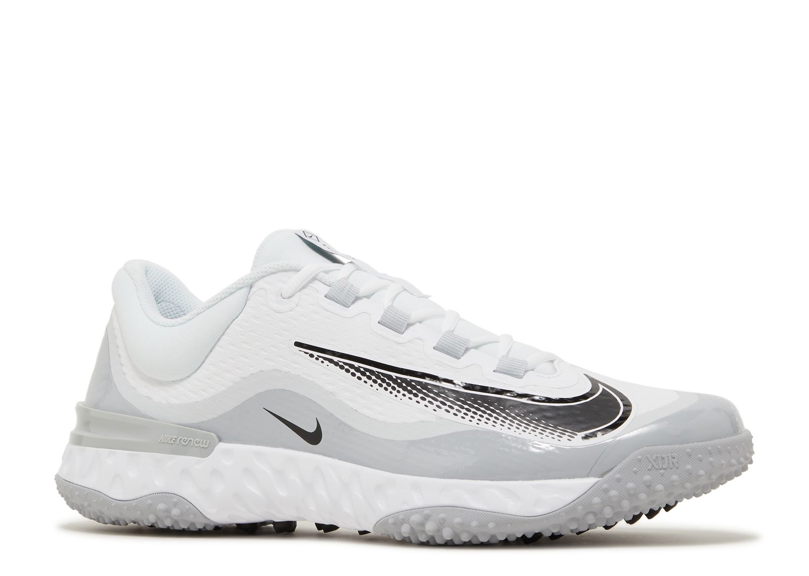 Nike Alpha Huarache Elite 4 Low \'White Wolf\' Grey 8.5 Nike Alpha Huarache Elite 4 Metal Baseball Cleats FD2745-100  main image 3