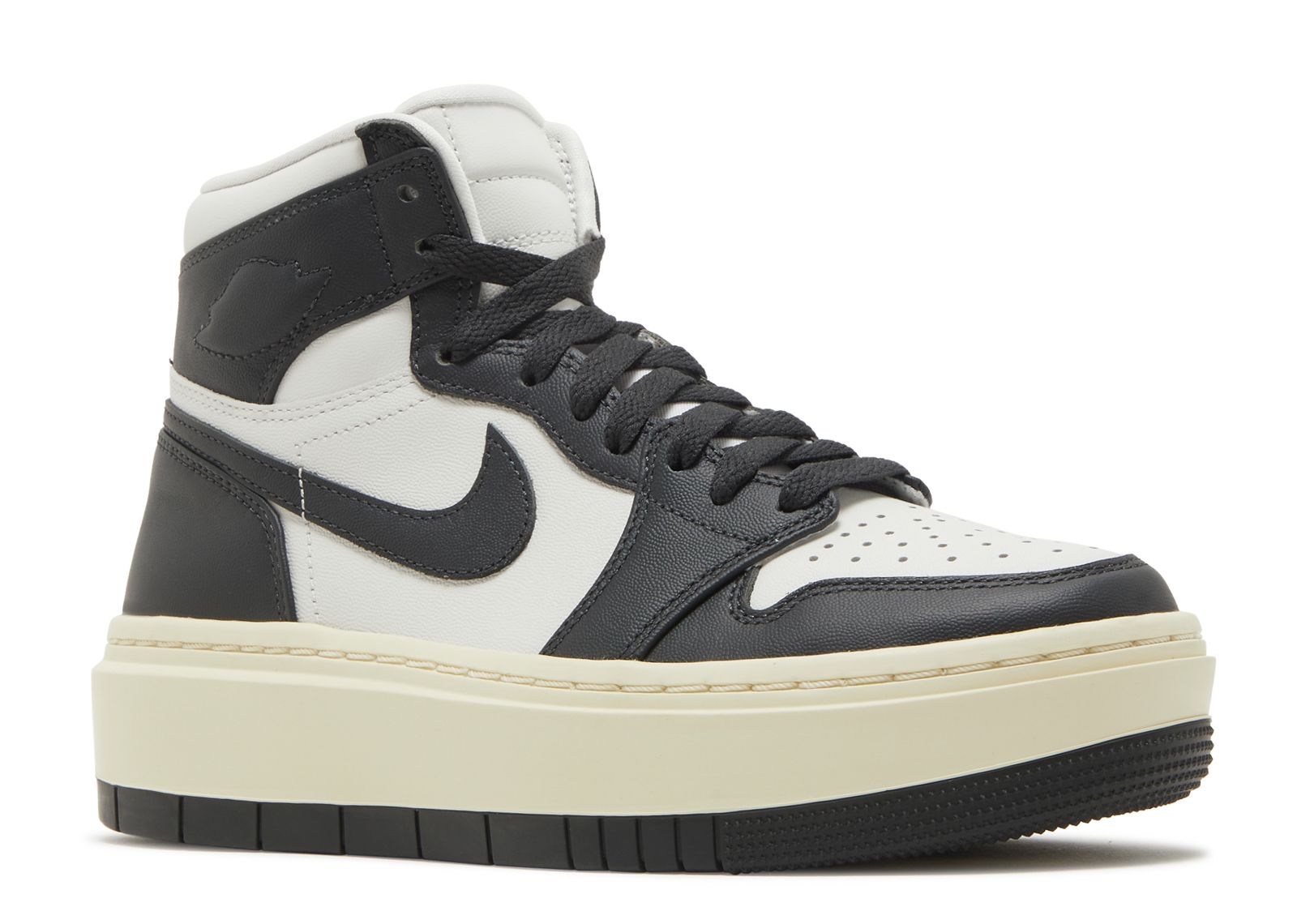 Nike Air Jordan 1 Elevate Mid Sneakers in Black and White-Multi