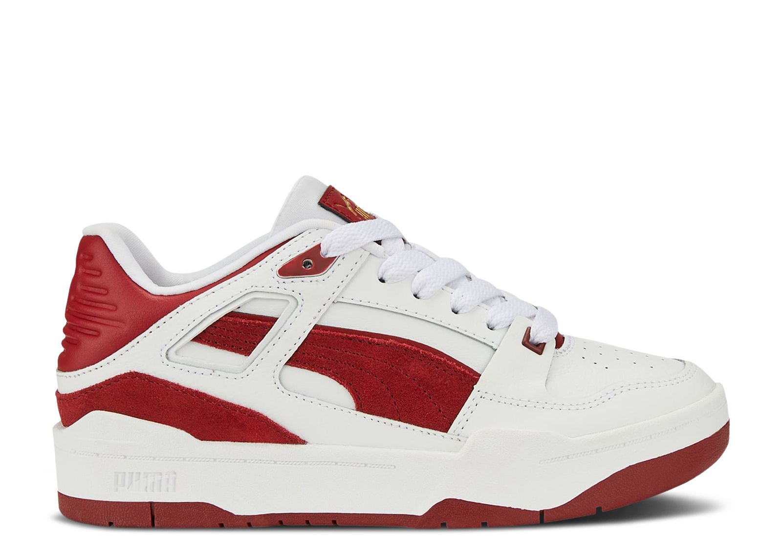 Slipstream Suede FS Big Kid 'White Intense Red'