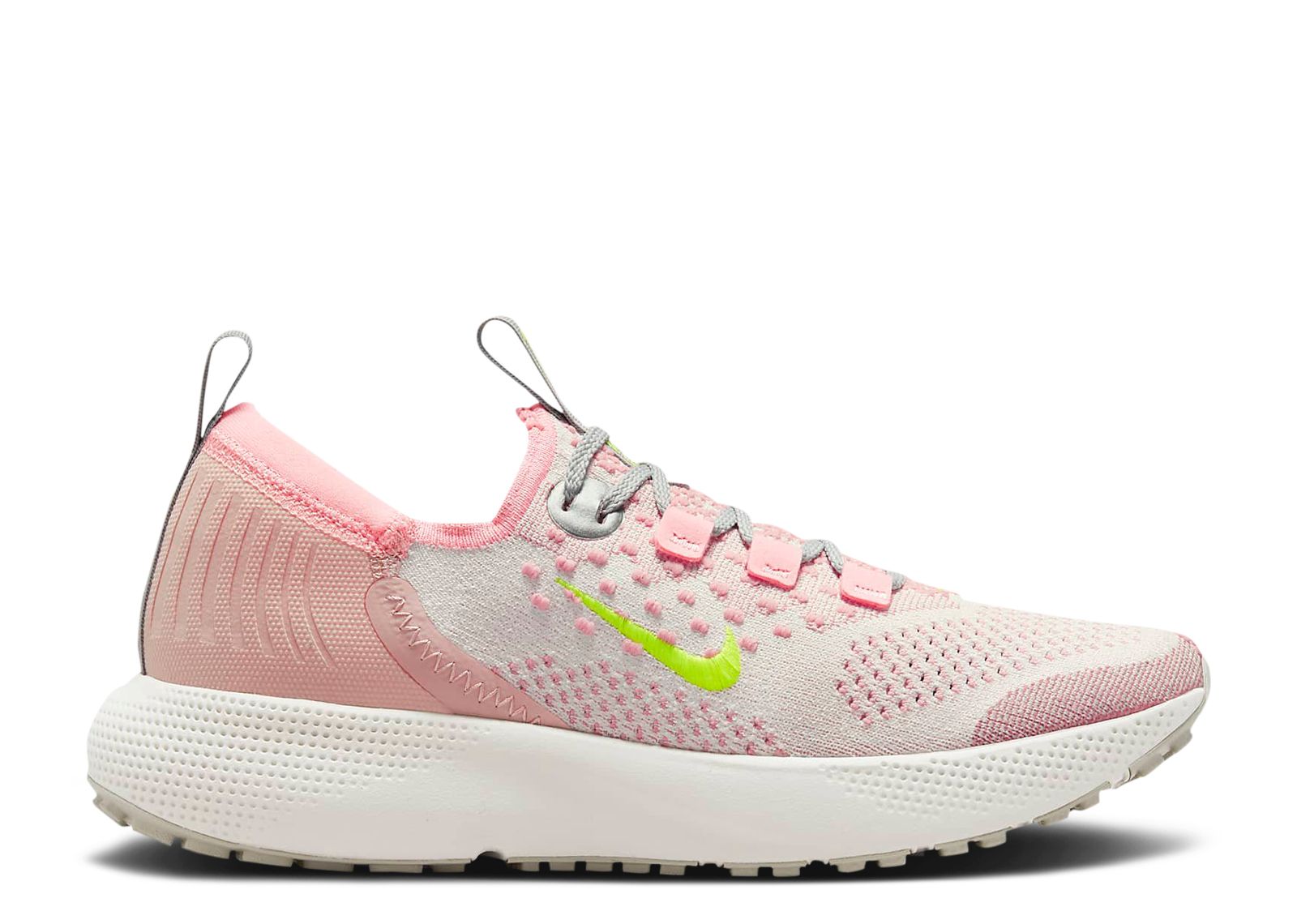 Nike epic react flyknit black volt outlet blue  and  pink