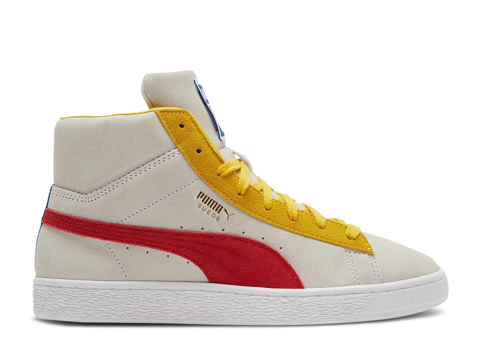 Suede Mid 21 'White Red Lemon'