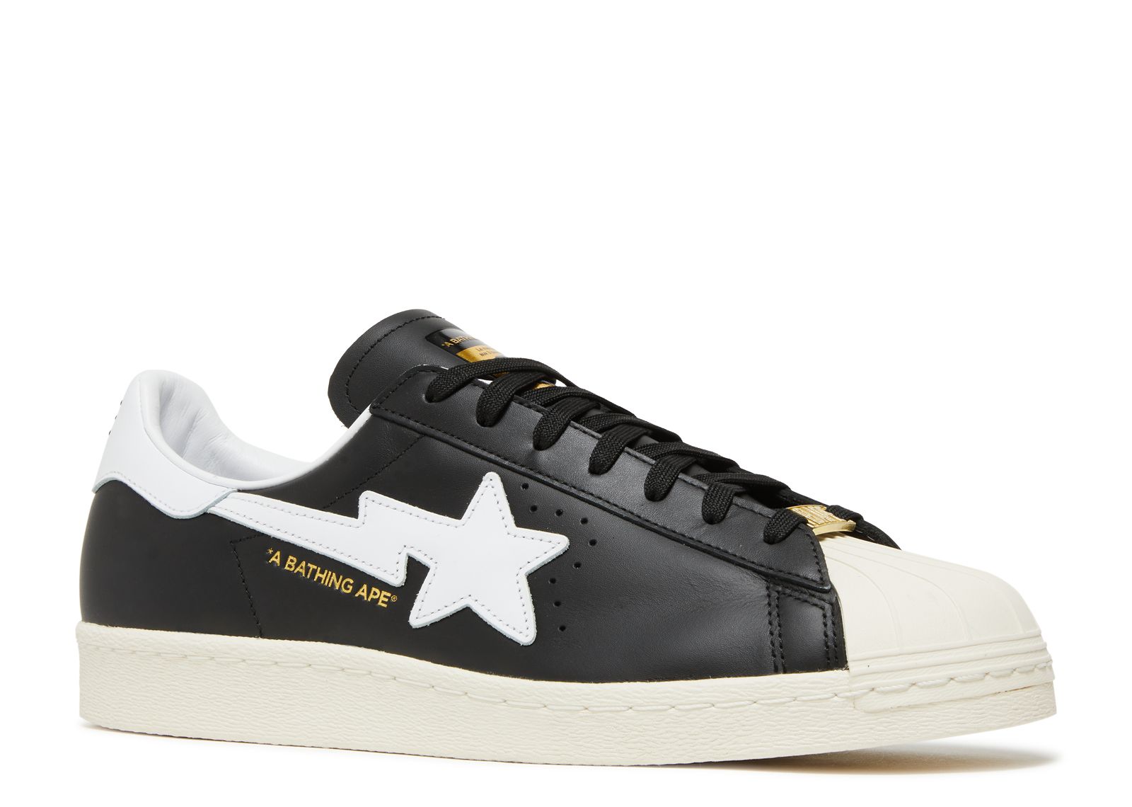 BAPE X Superstar 'Black' - Adidas - IF2385 - core black/footwear