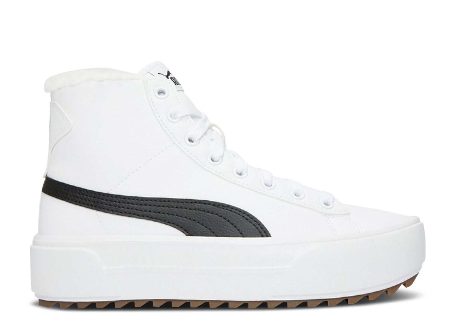 Wmns Kaia Mid 'Fur - White Black'