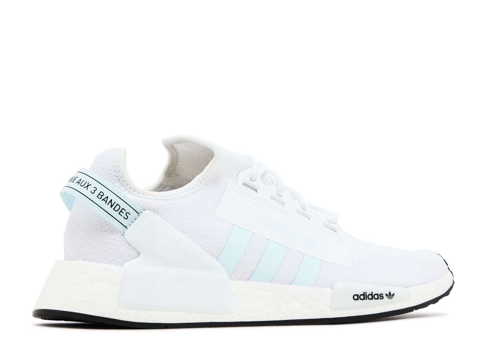 blue white nmds