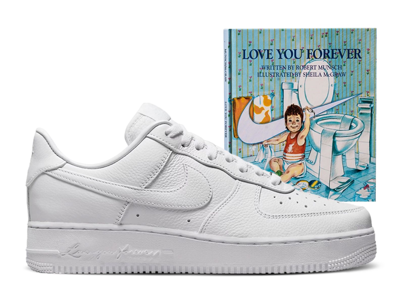 NOCTA x Air Force 1 Low 'Certified Lover Boy' With Love You Forever Book