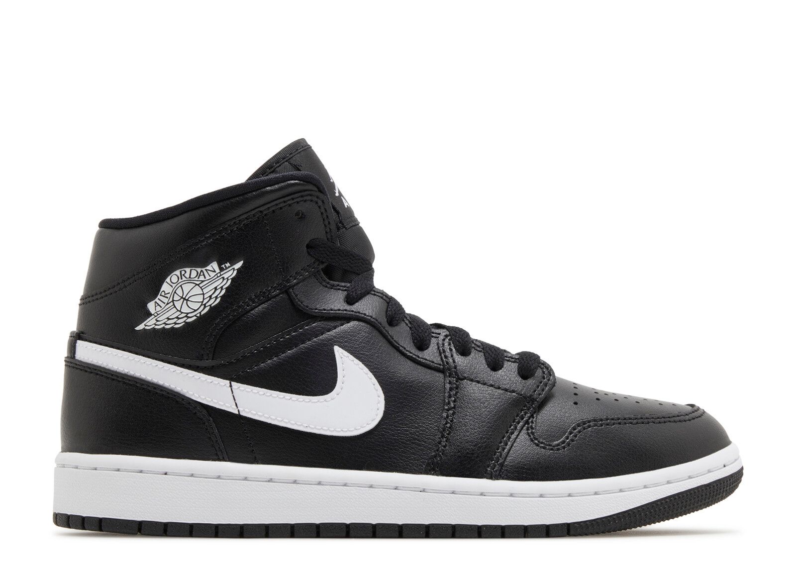 Wmns Jordan 1 Mid 'Black White'