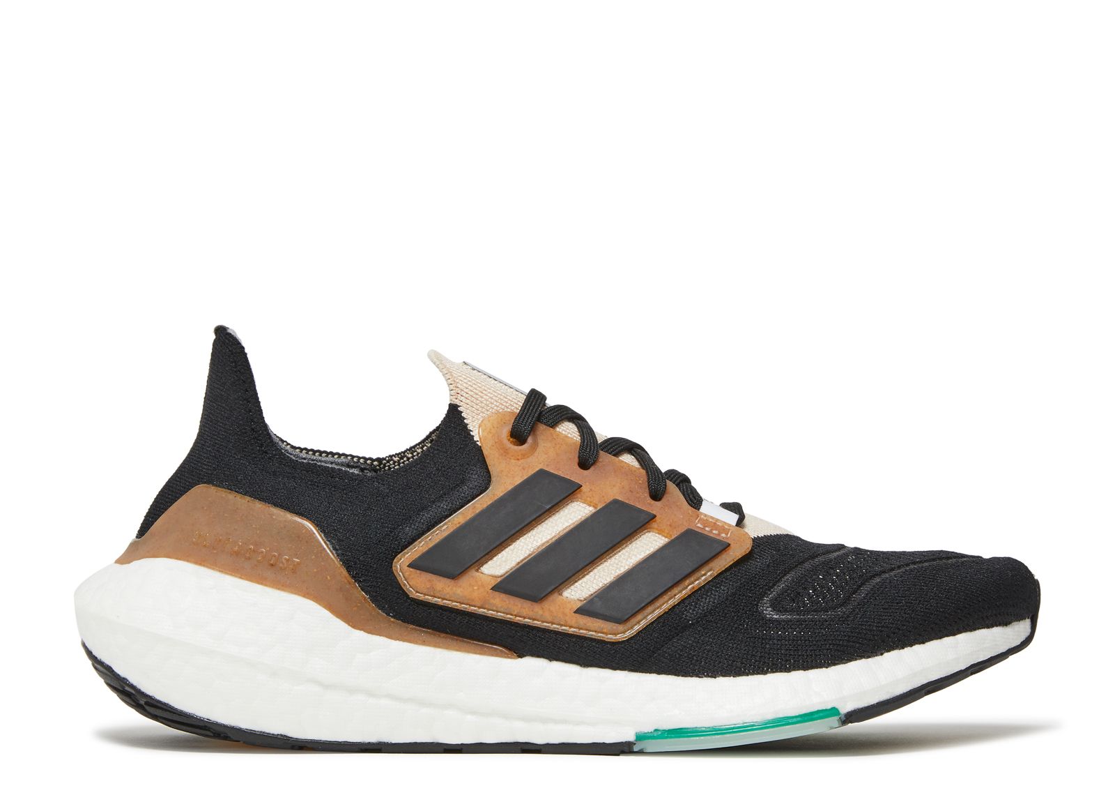 adidas Ultraboost 22 Made with Nature Running Shoes - Men's - Core Black / Wonder Taupe - 8