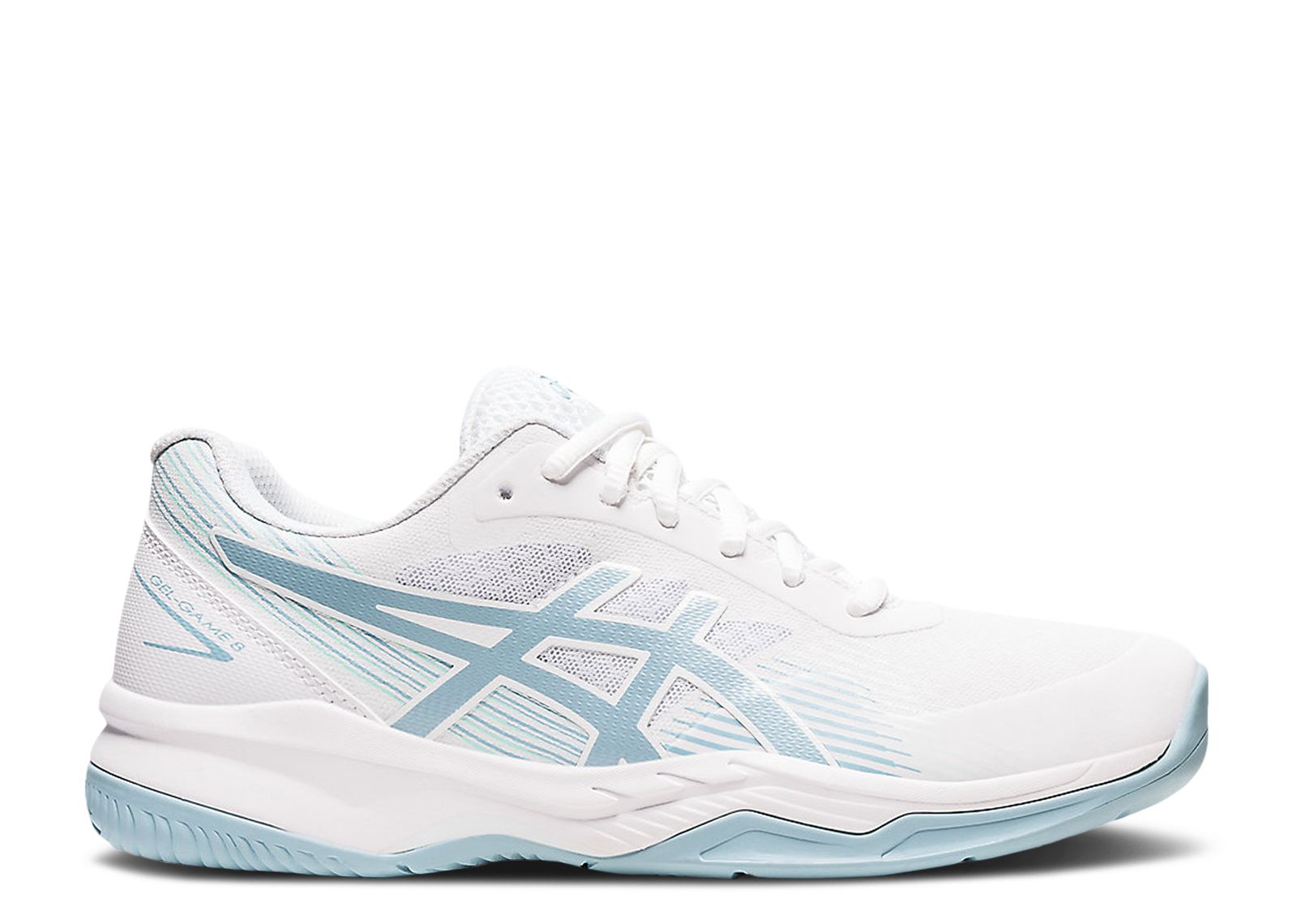 Wmns Gel Game 8 'White Smoke Blue'