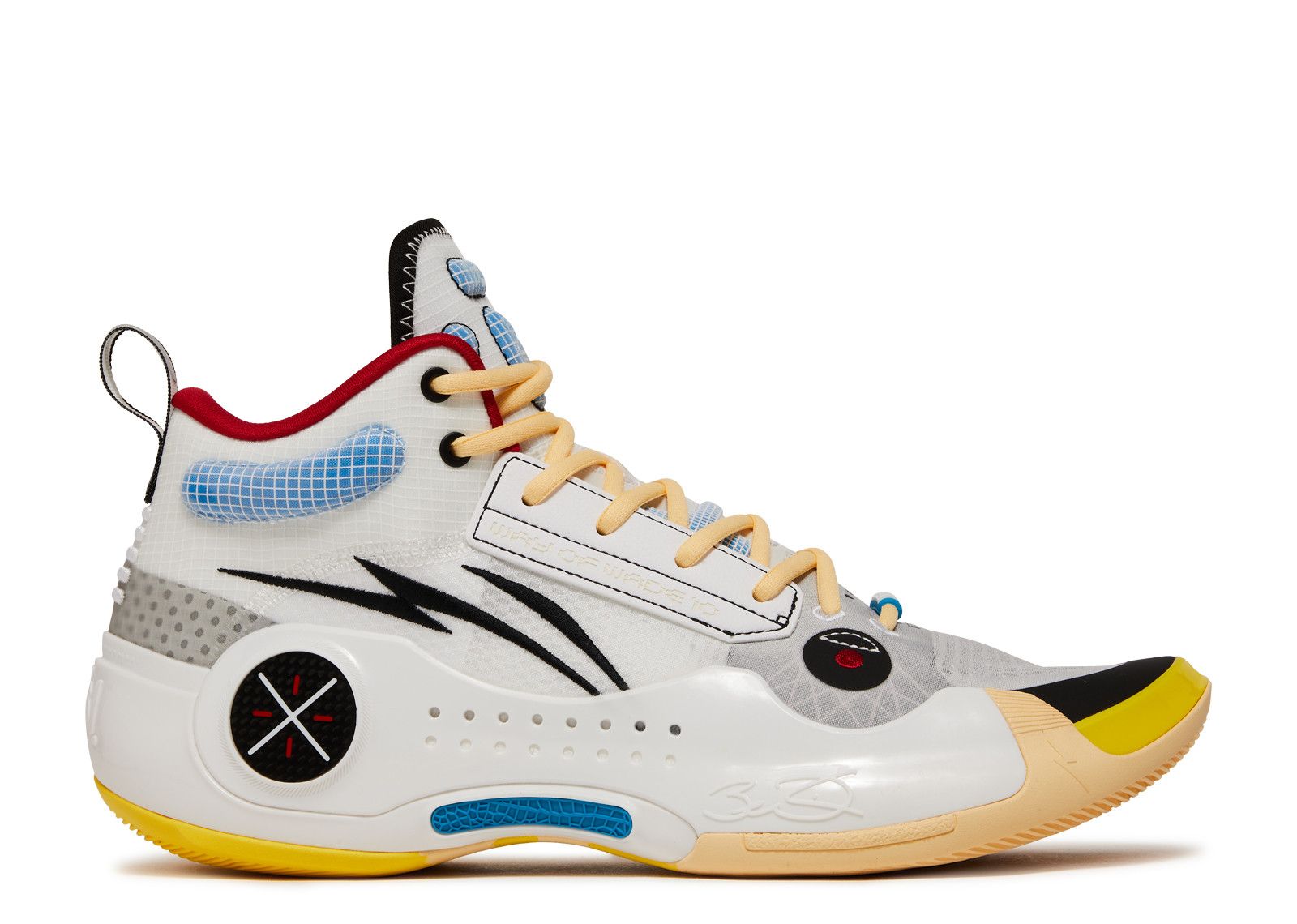 Way Of Wade 10 'Test R1' - Li Ning - ABAS115 6 - standard white/black ...