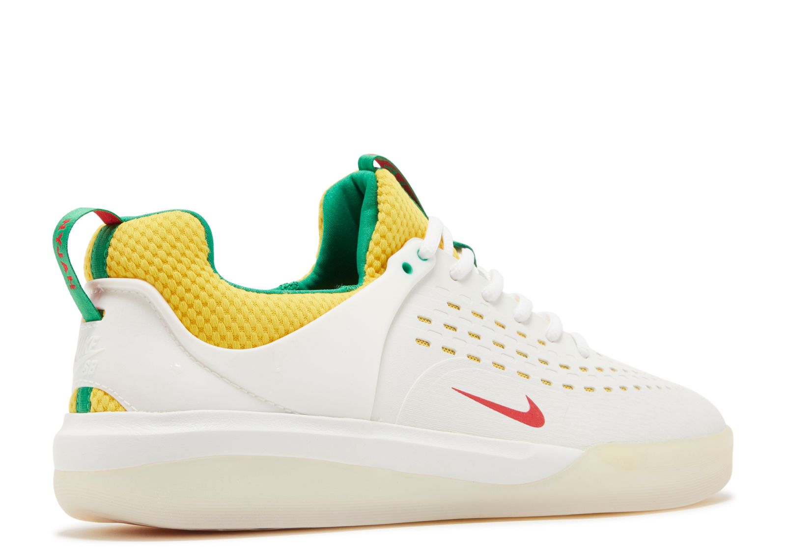 Rastafarian Nike SB Zoom Nyjah  (DO9403-100) Size 8.5 OG BOX Nike SB Zoom Nyjah 3 “Rastafarian” DO9403-100 85% new / US9  main image 4