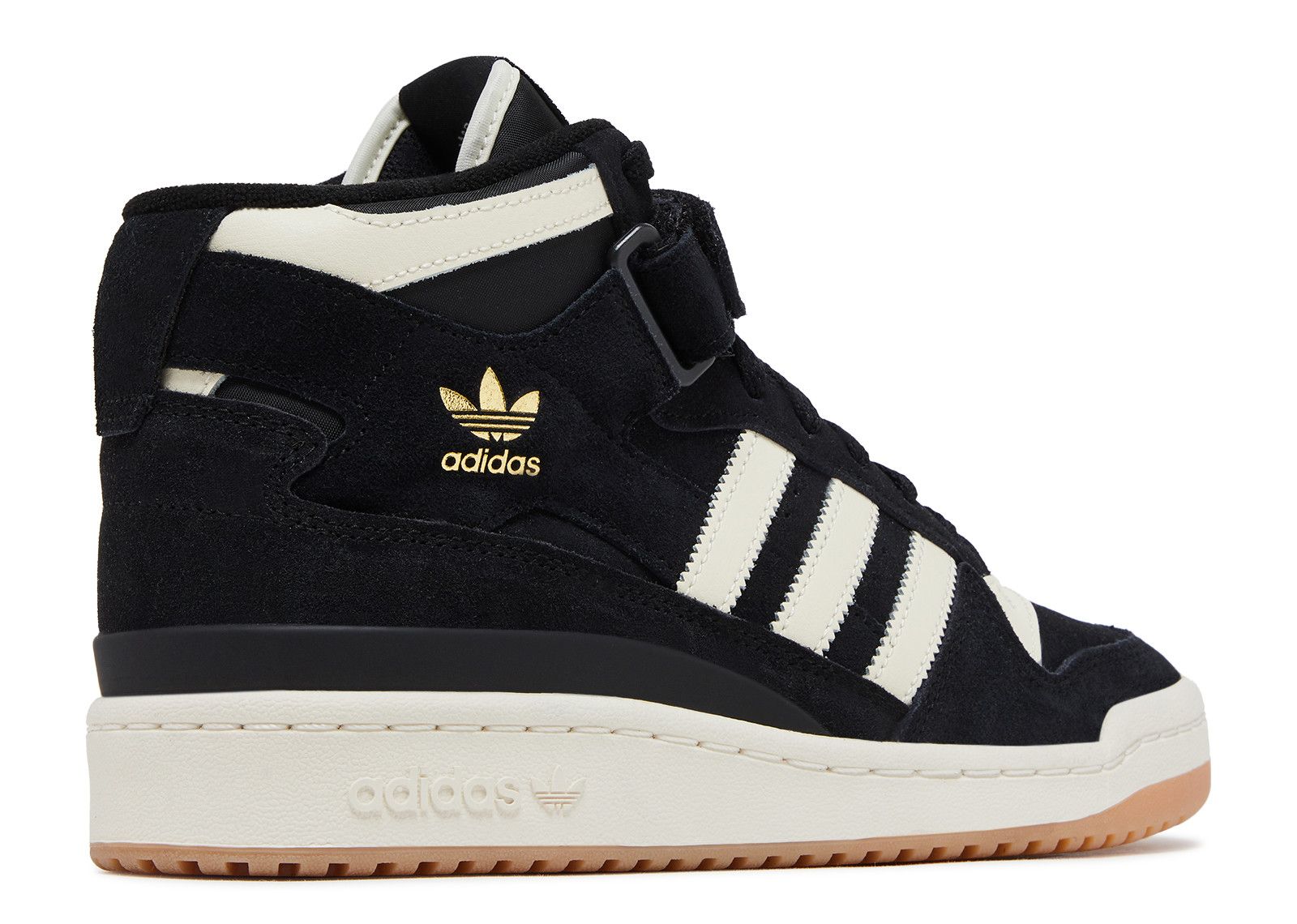 Forum Mid 'Black Cream Gum' - Adidas - FZ6252 - core black