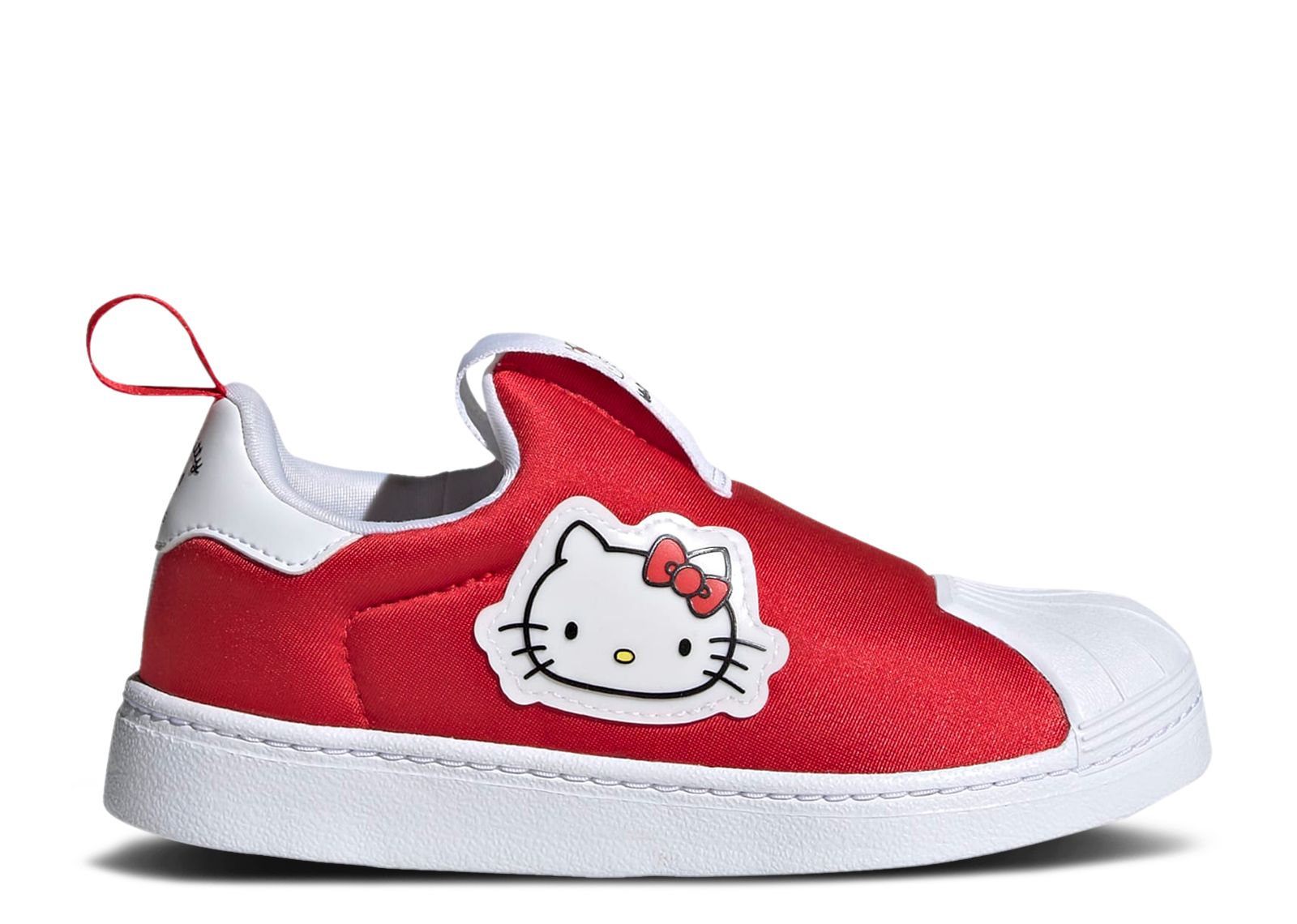 adidas Hello Kitty Superstar 360 Shoes - Kids - Red / Cloud White - 3 adidas Hello Kitty Superstar 360 Shoes - Kids - Red / Cloud White - 3