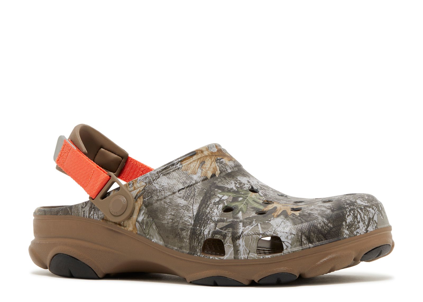 Crocs Adult Classic All-Terrain Realtree Edge Adjustable Camo Clogs- M9/W11- New Crocs Realtree Edge All-Terrain Clog Walnut Camo Select-a  main image 4