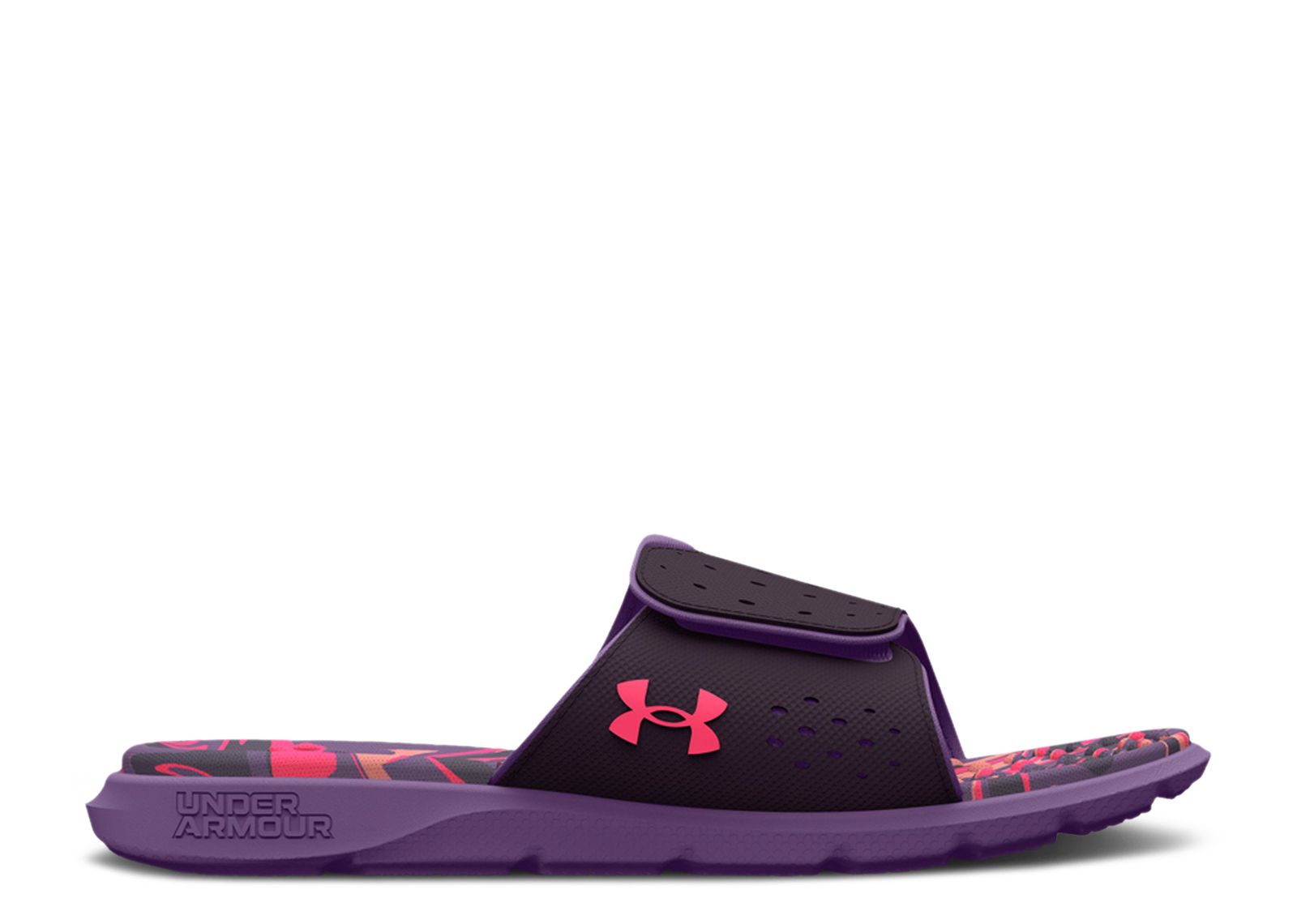 Wmns Ignite 7 Graphic Footbed Slide 'Tux Purple Marble'