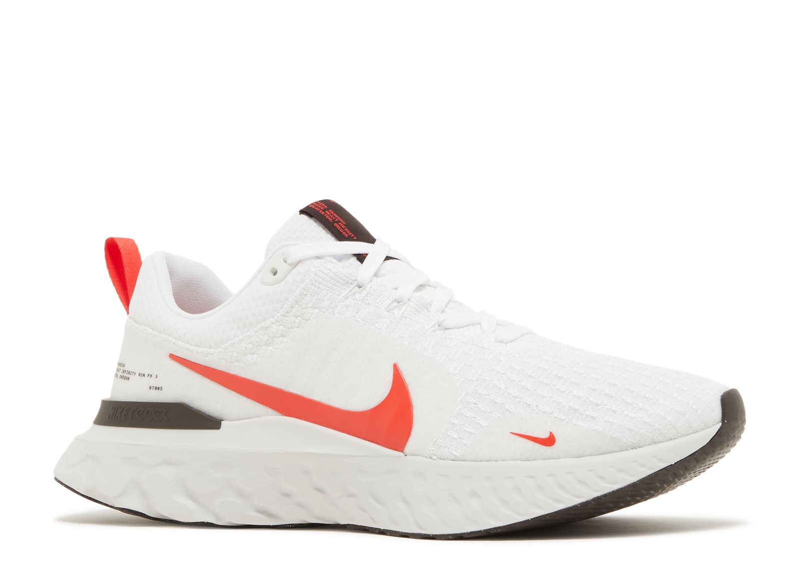 nike react infinity run flyknit crimson