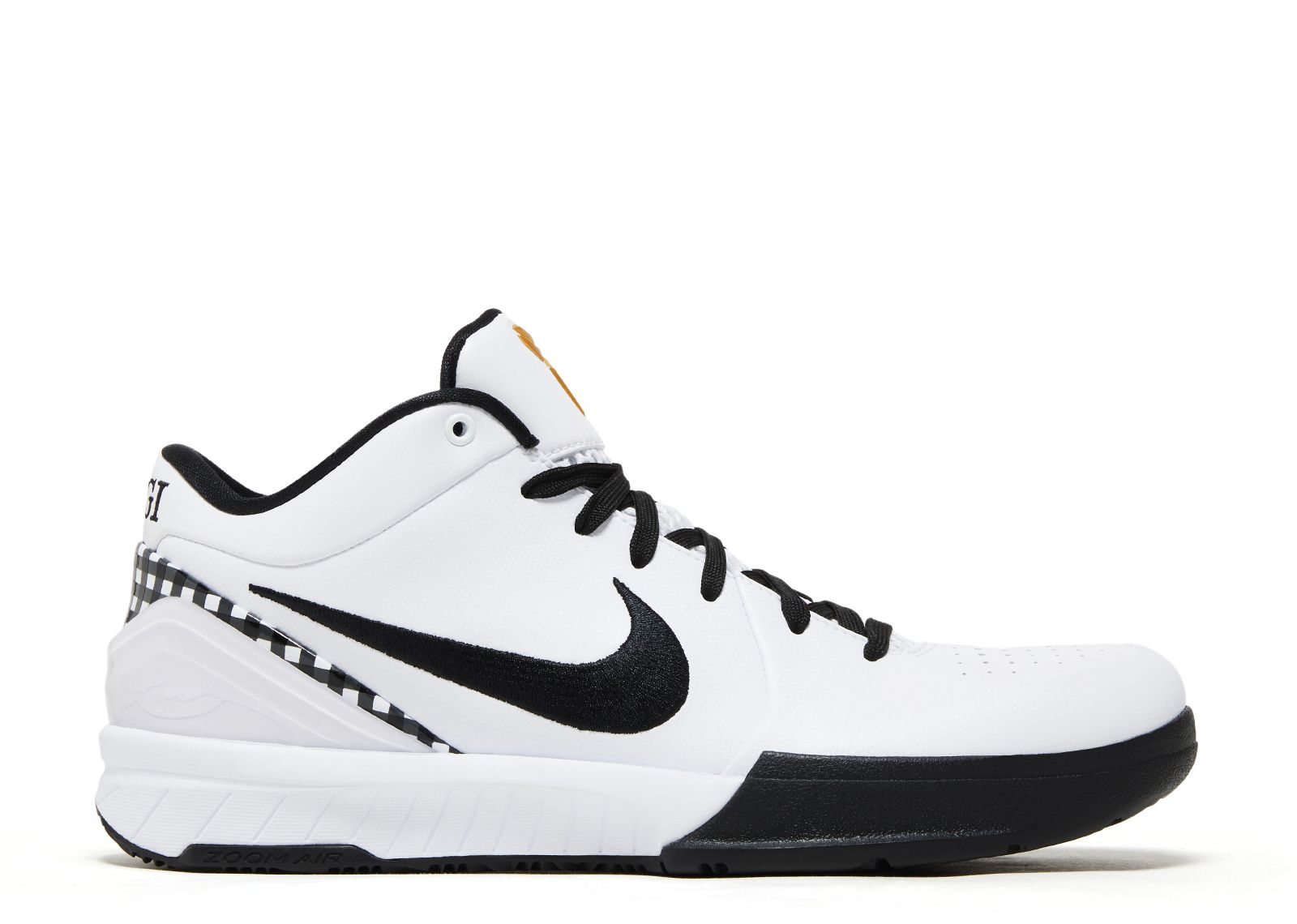 Kobe bryant shoes black best sale and white