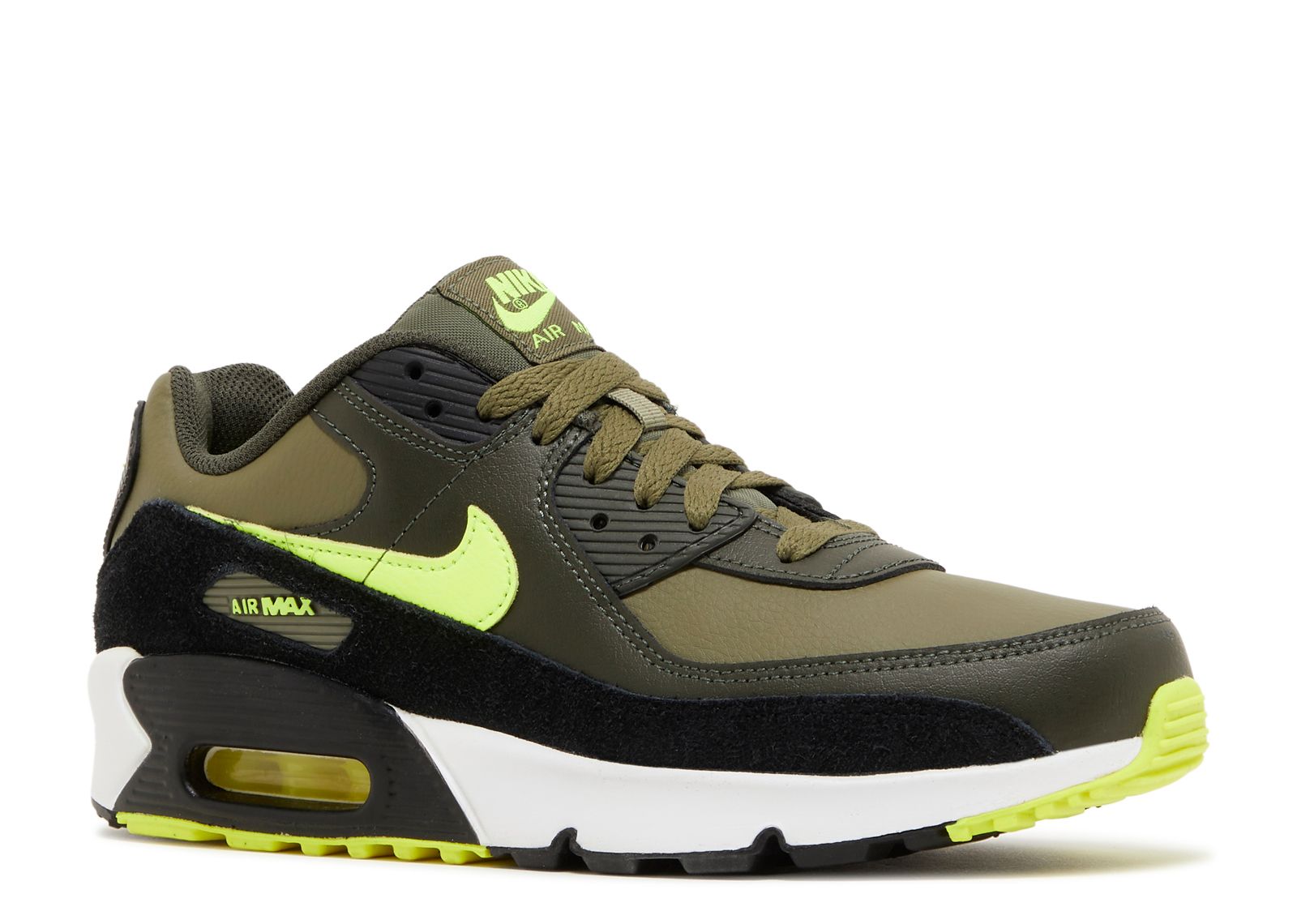 Nike air max on sale 90 leather black/sequoia/medium olive