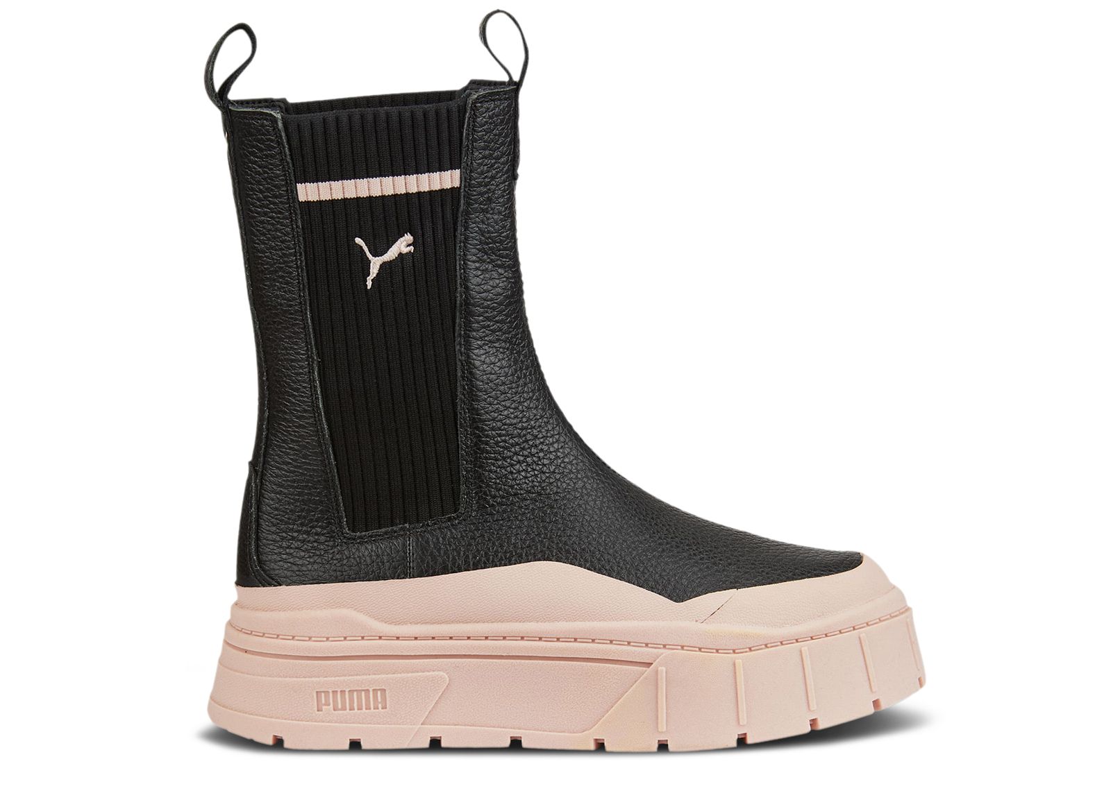 Wmns Mayze Stack Chelsea Boot 'Black Rose Quartz'