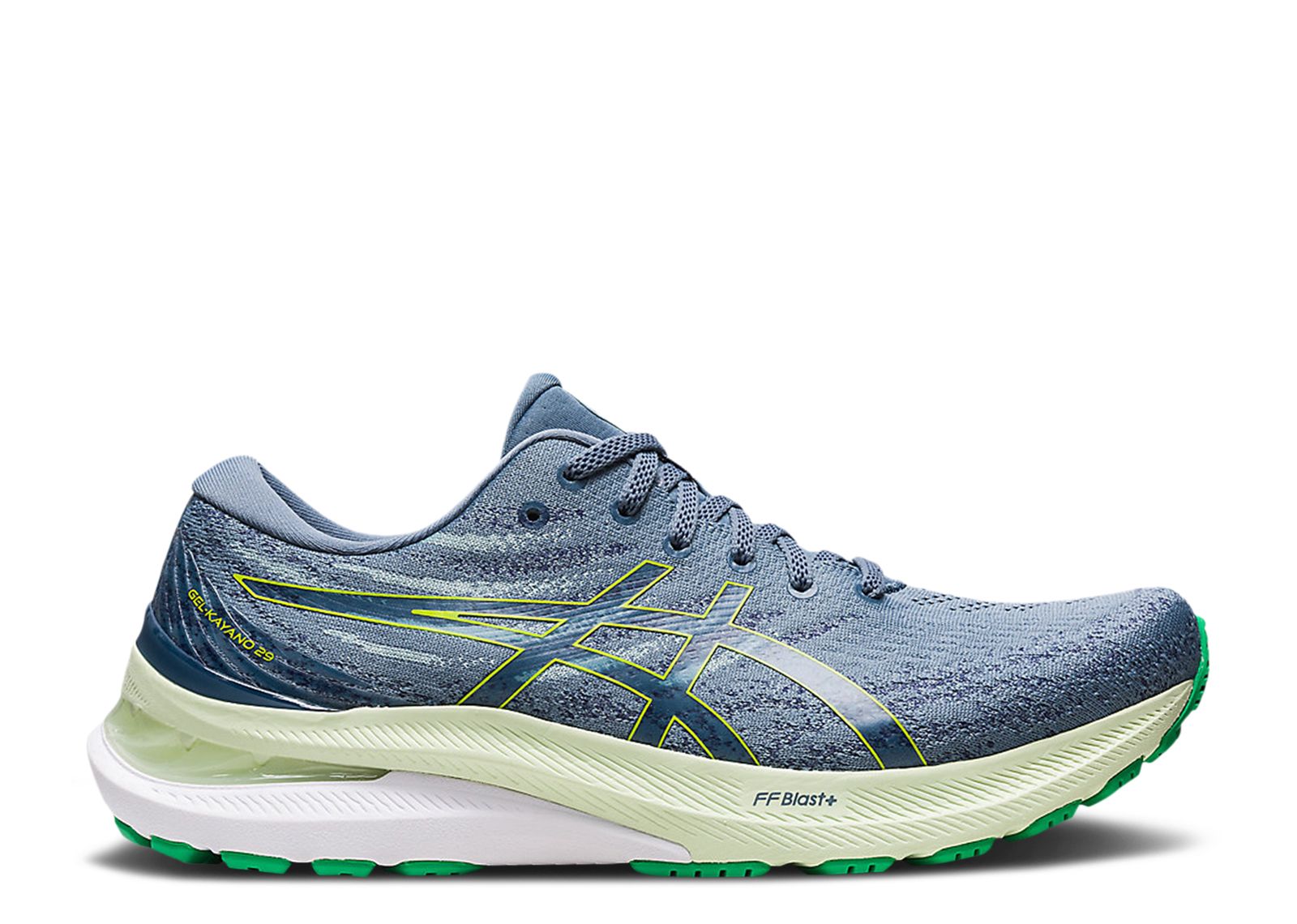 Gel Kayano 29 'Steel Blue Lime Zest'