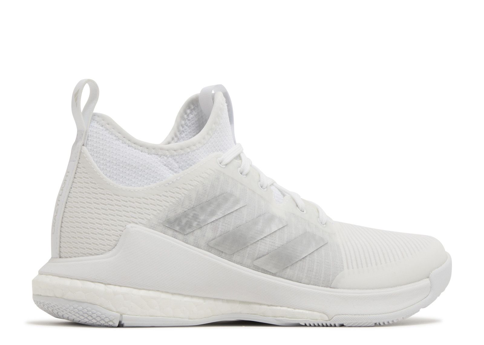 adidas gazelle silver green womens adidas Women's Crazyflight 6 Mid Volleyball Shoe White/Silver / 13