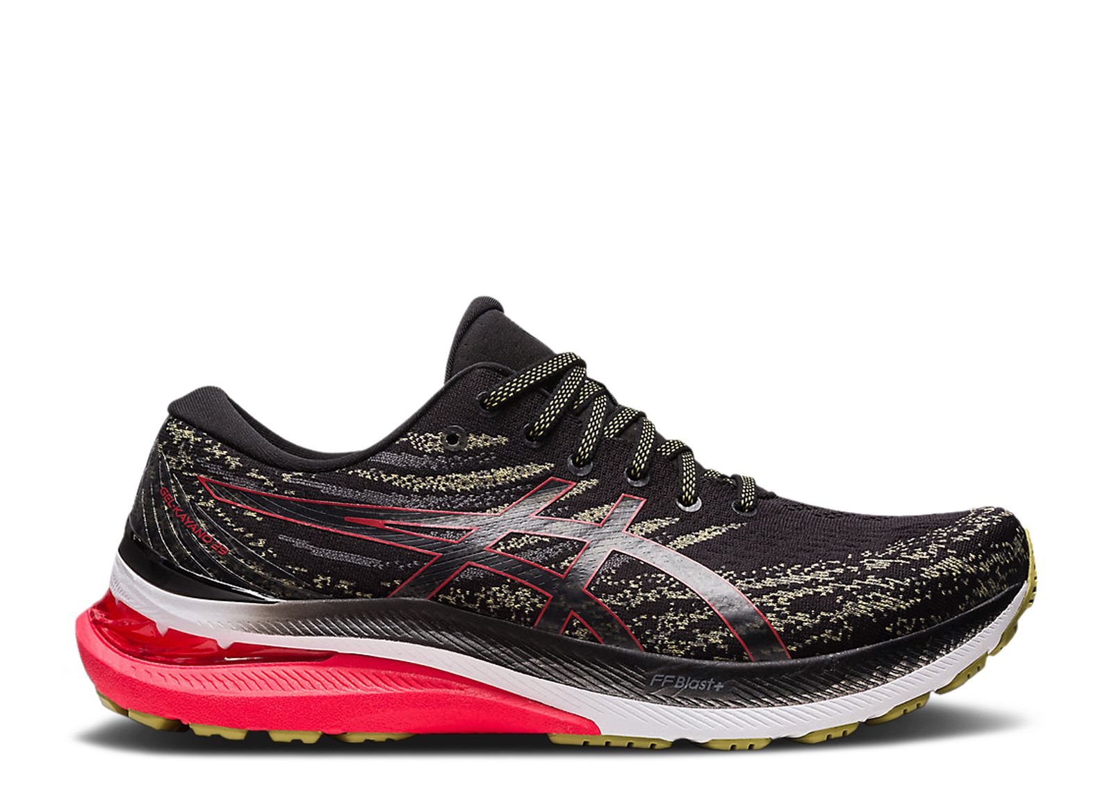 Gel Kayano 29 2E Wide 'Black Electric Red'