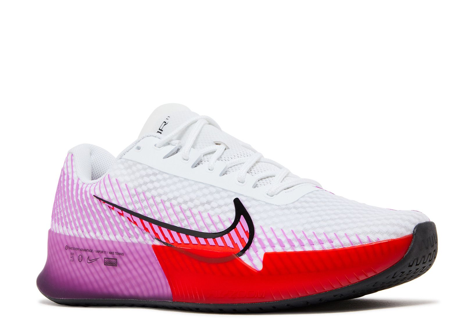 NikeCourt Air Zoom Vapor 11 'White Picante Fuchsia' - Nike