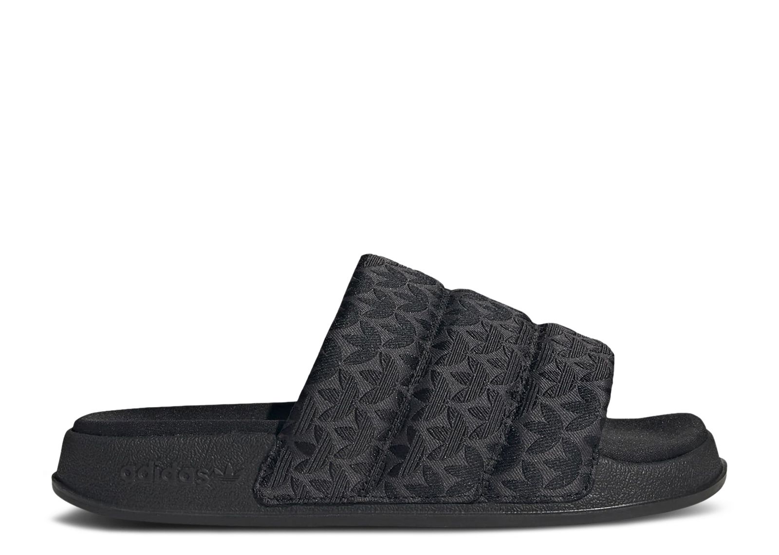 Adidas Adilette Essential Slides Triple Black Women s