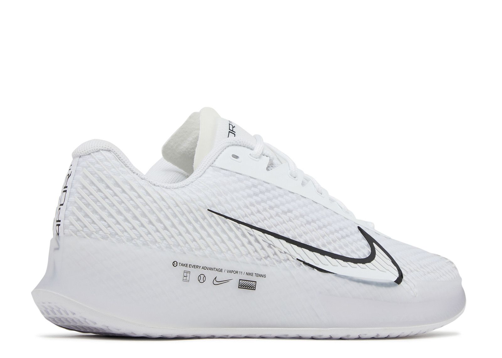 Nike Court Air Zoom Vapor 11 HC Tennis Shoes DR6966-105 Size 8 White Hyper Royal Nike Court Air Zoom Vapor 11 HC Men main image 4