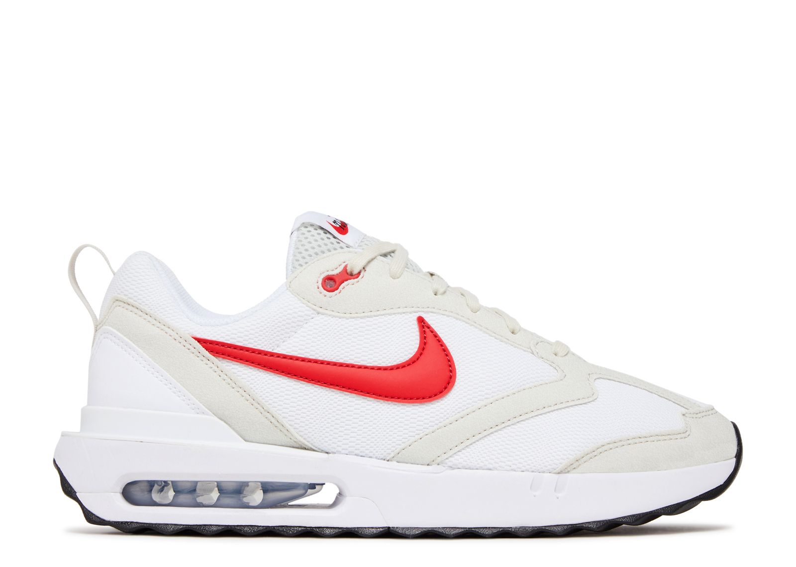 NIKE MENS SIZE 9 AIR MAX DAWN LIGHT BONE UNIVERSITY RED DQ3991-100 Air Max Dawn  main image 3