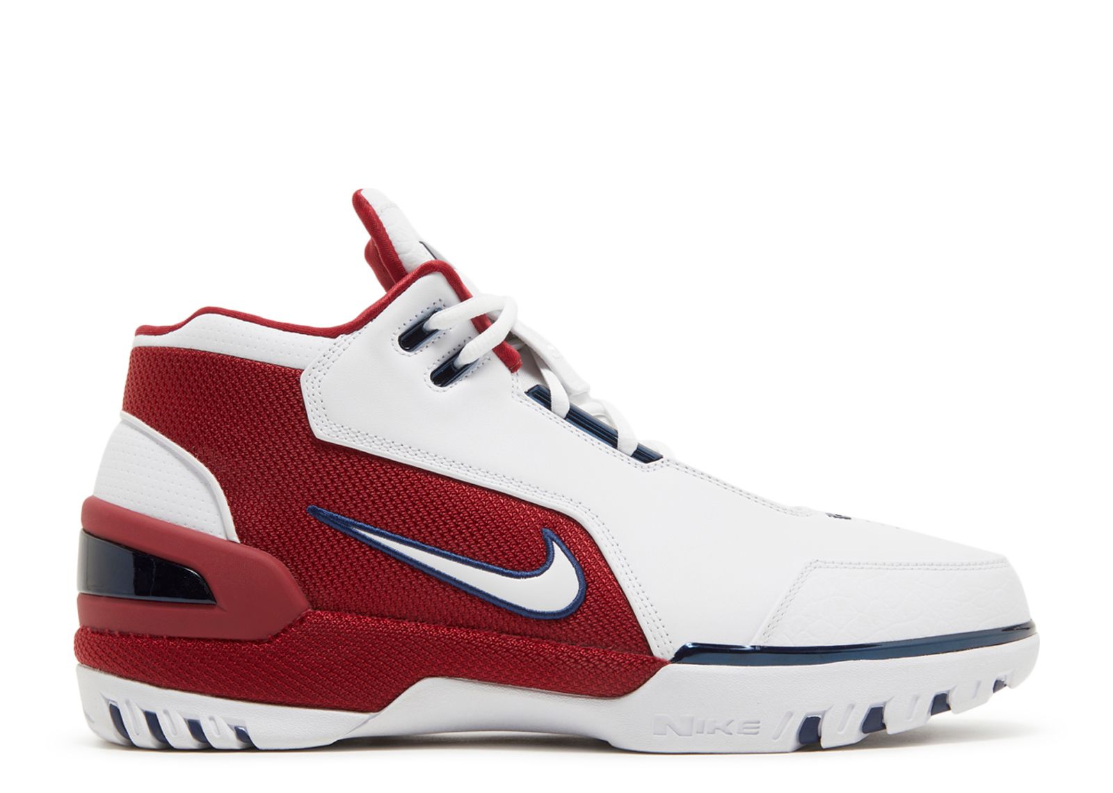 Nike Men\'s White Black Red Basketball Shoes Size 8 DV7219-100 Nike Air Zoom Generation White Black Retro DV7219-100 main image 3
