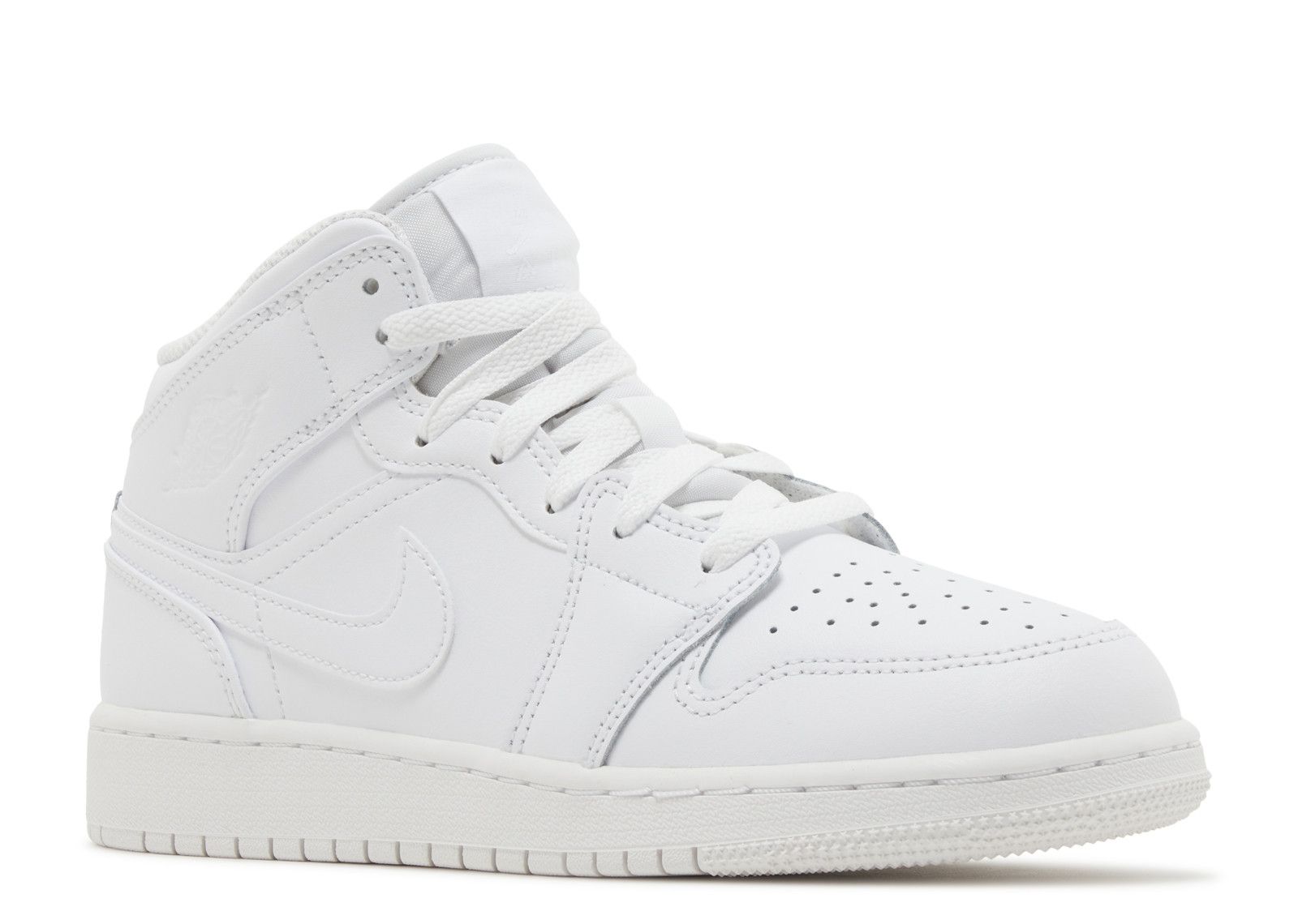 Jordan 1 Mid GS 'Triple White' 2023 - Air Jordan - 554725 136