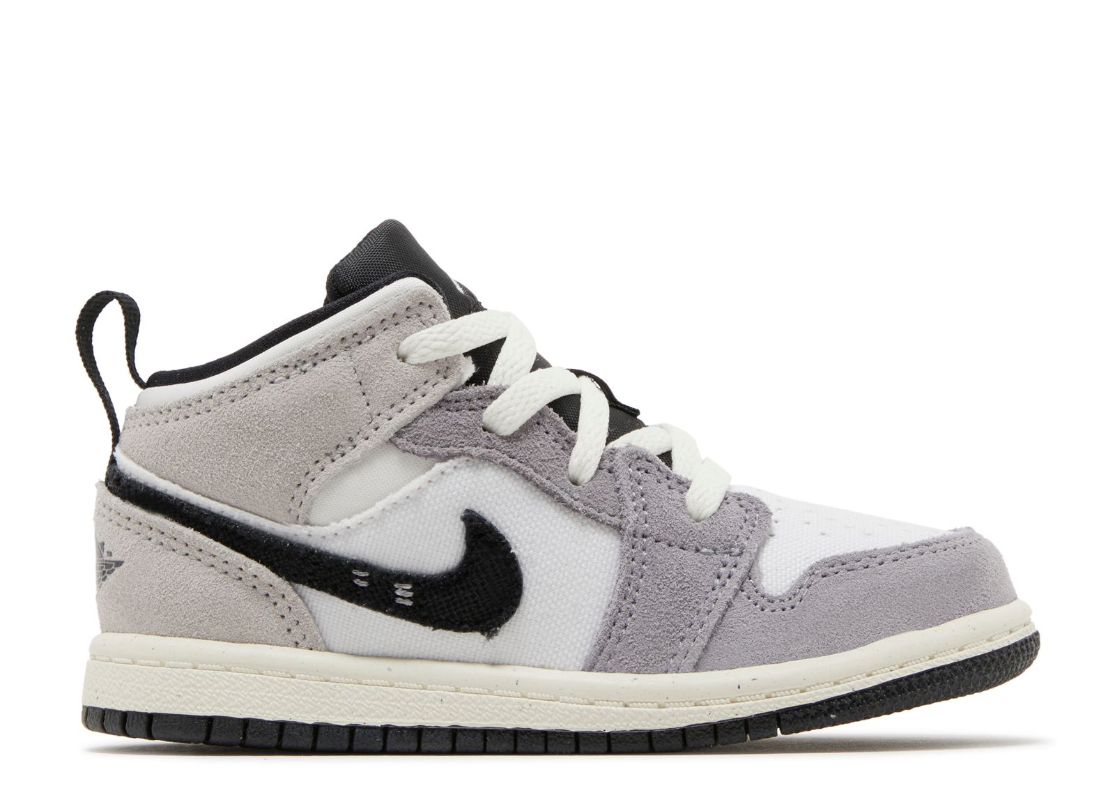 junior jordan 1 mid grey