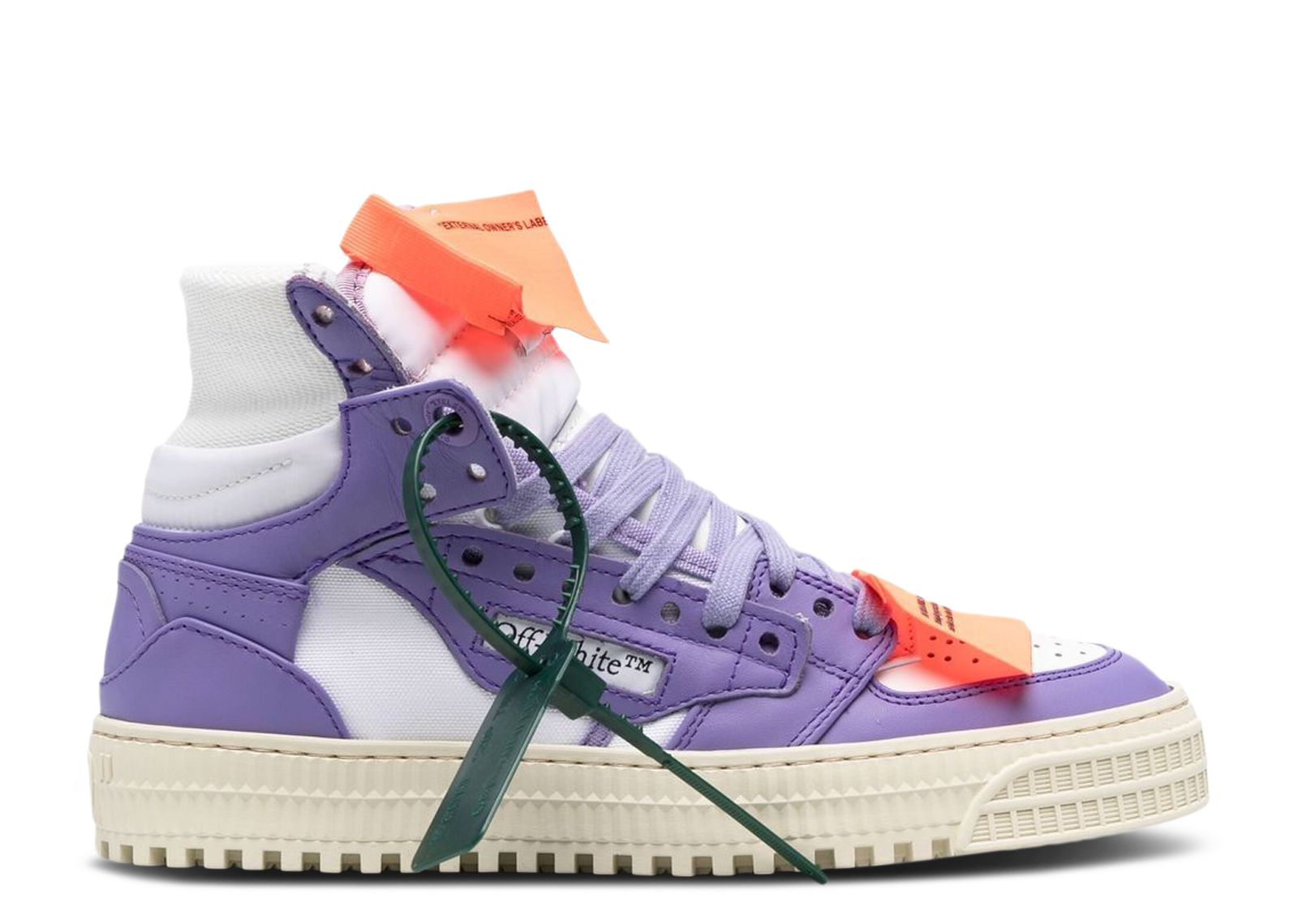 Off White Wmns Off Court 3.0 High White Purple Off White OWIA112S23LEA001 0137 white purple Flight Club